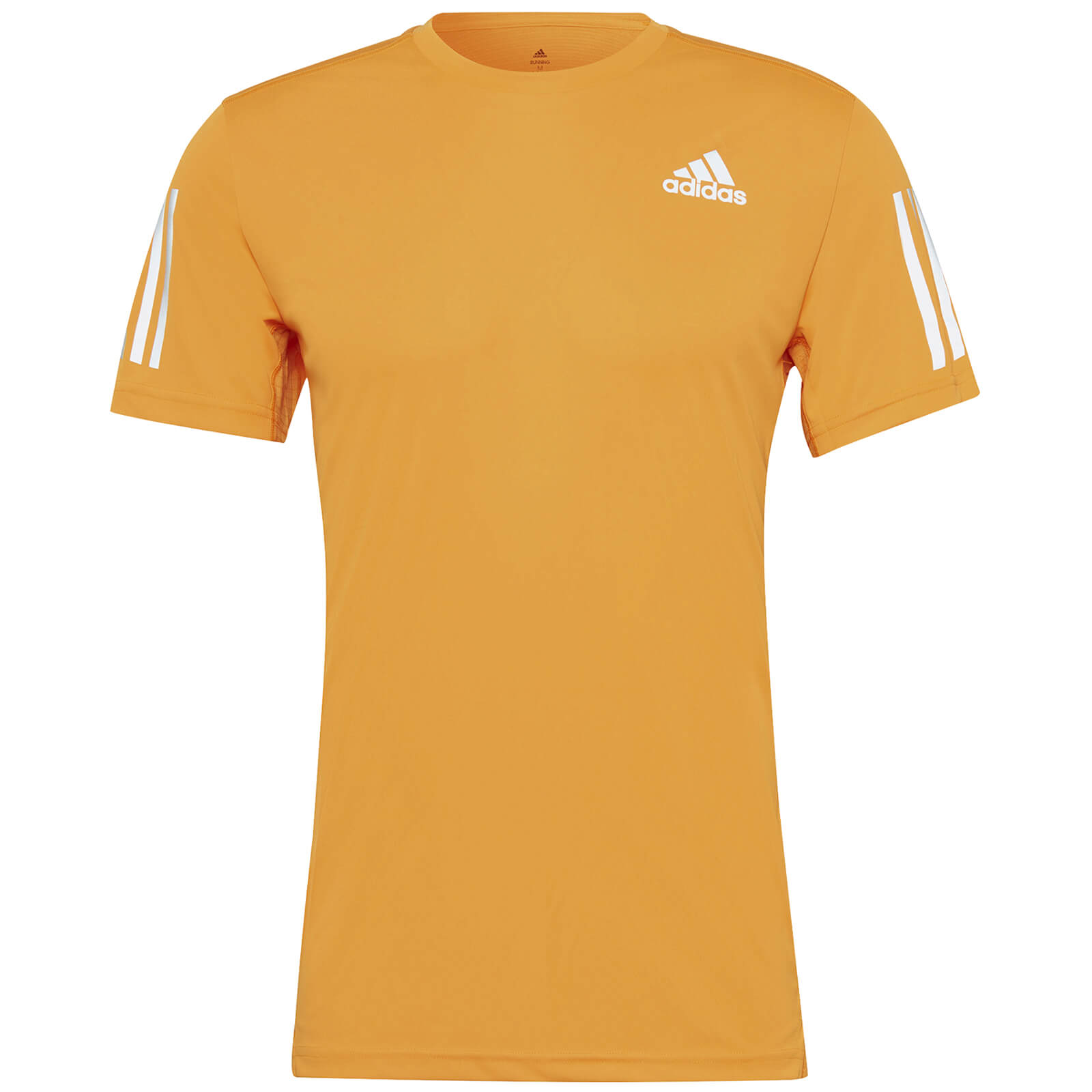 Adidas Own The Run T-Shirt - Orange Rush/Reflective Silver - L