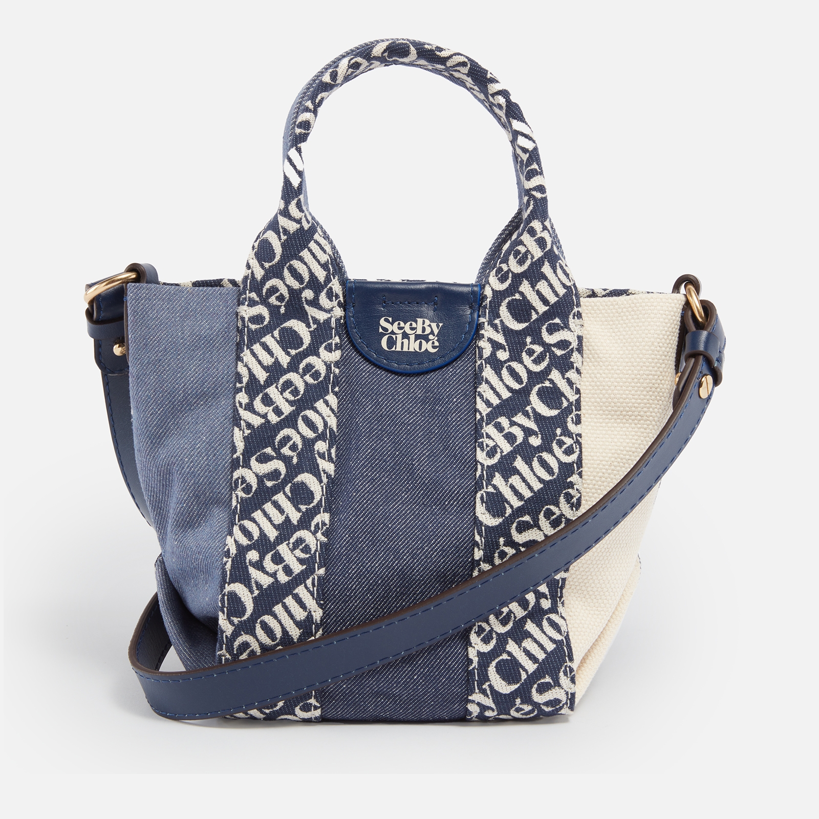 myWorld See By Chloe Laetizia Denim Mini Tote Bag myWorld
