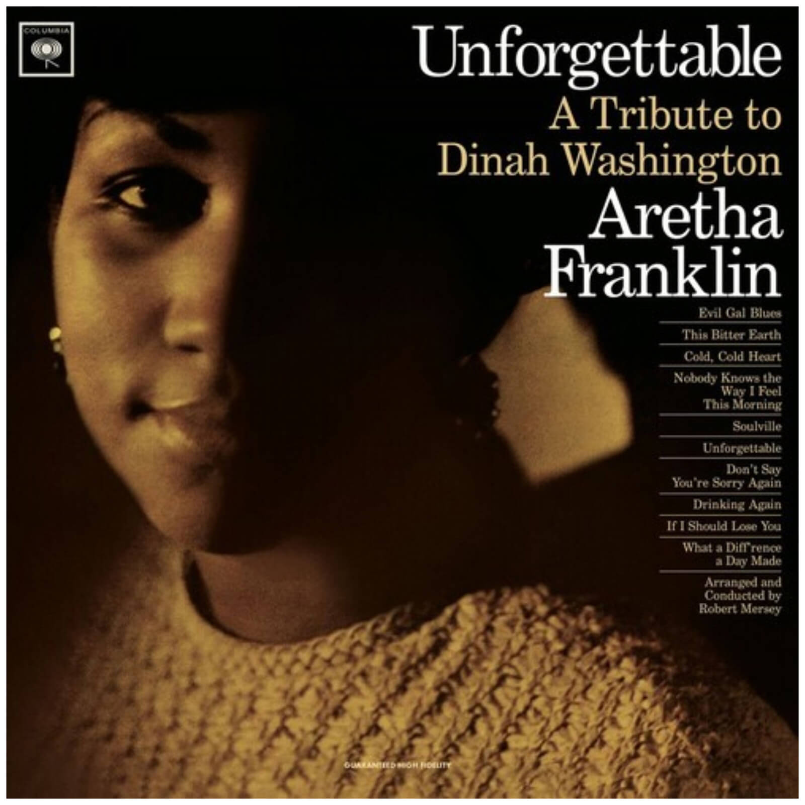 Aretha Franklin - Unforgettable: A Tribute To Dinah Washington 180g Vinyl (Clear)