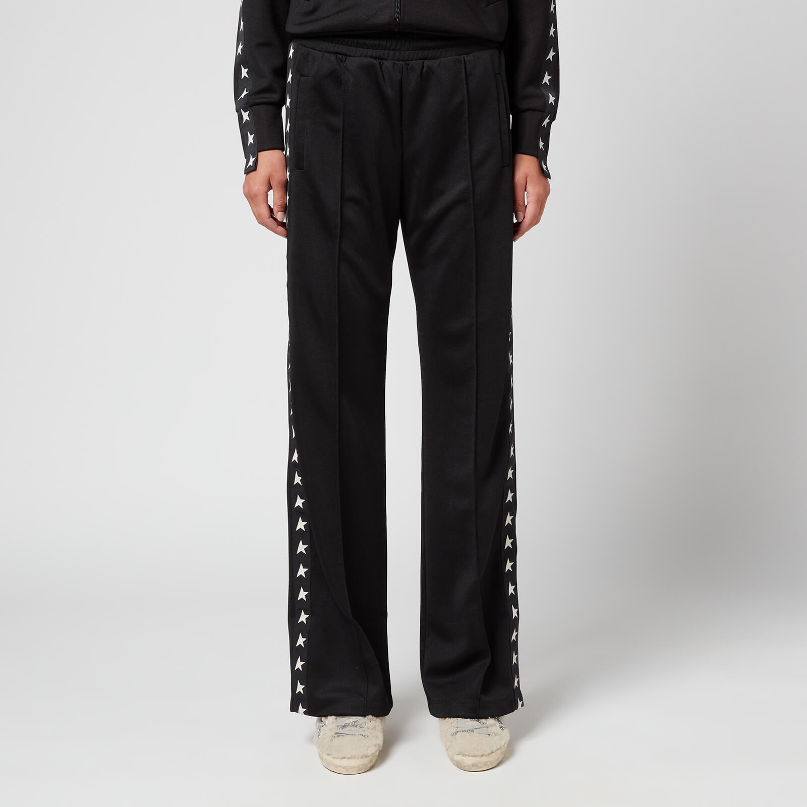 Golden Goose Deluxe Brand Women's Star Jogging Dorotea Wide Leg Trousers - Black/White - XS