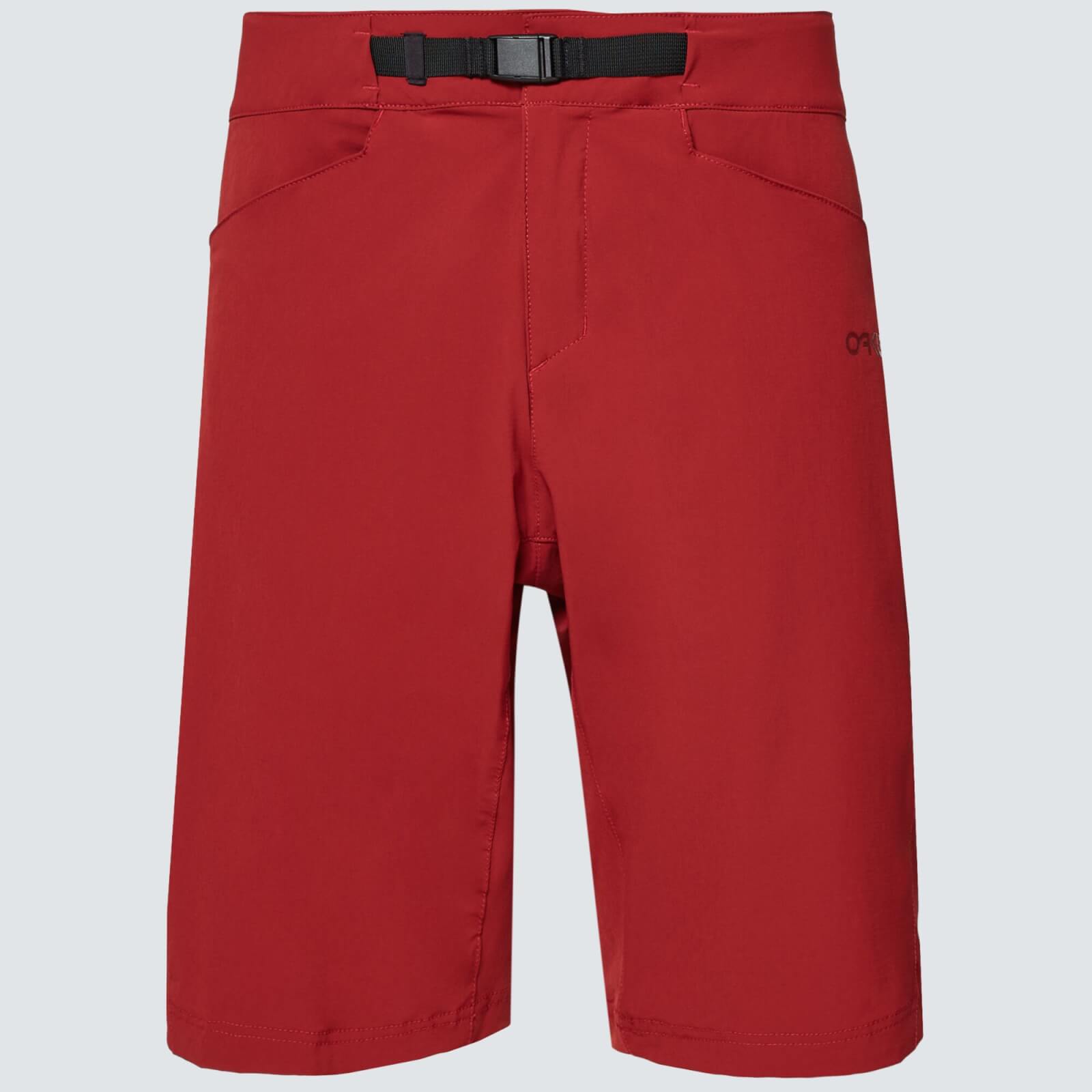 Oakley Drop In MTB Shorts - 32 - Iron red