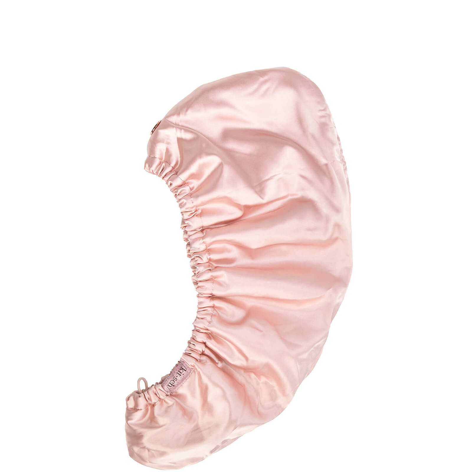 Image of Kitsch Satin Wrapped Hair Towel - Blush