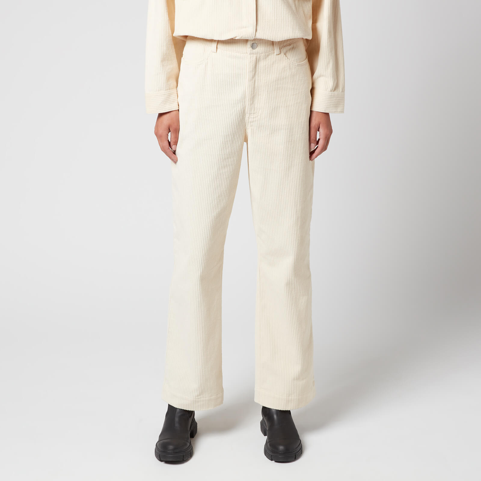 Holzweiler Women's Naomi Cordroy Trousers - Ecru - XS