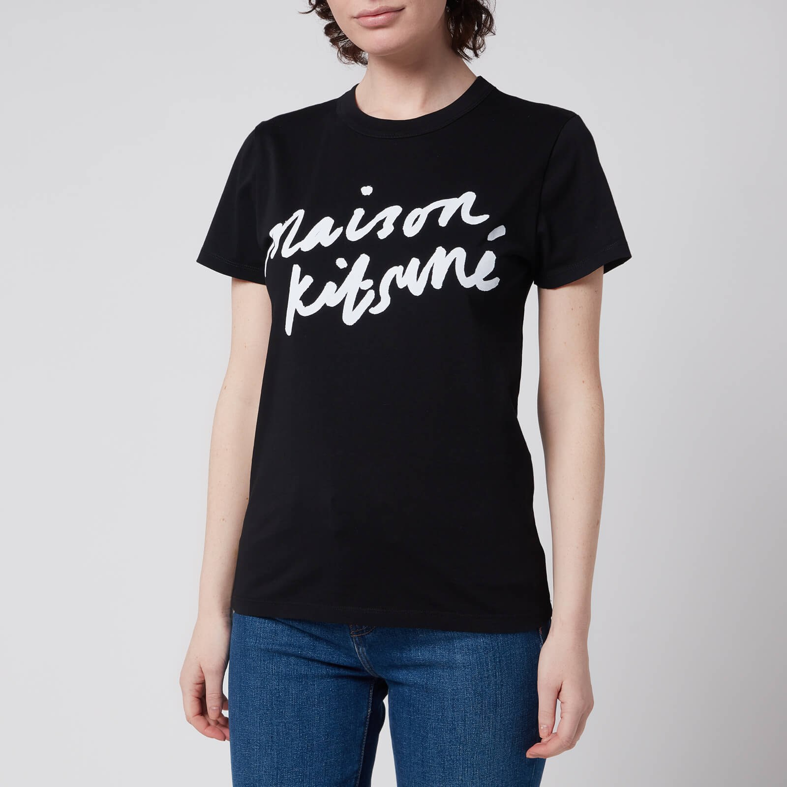 Maison Kitsuné Women's Handwriting T-Shirt - Black - XS