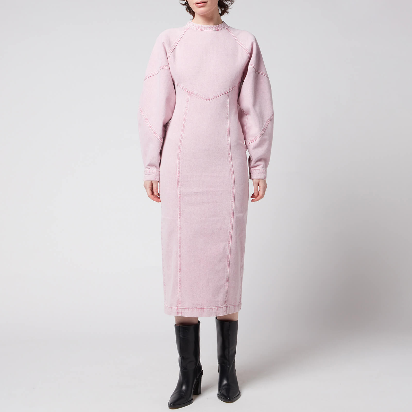 ROTATE Birger Christensen Women's Darleen Dress - Mauve - DK 32/UK 6