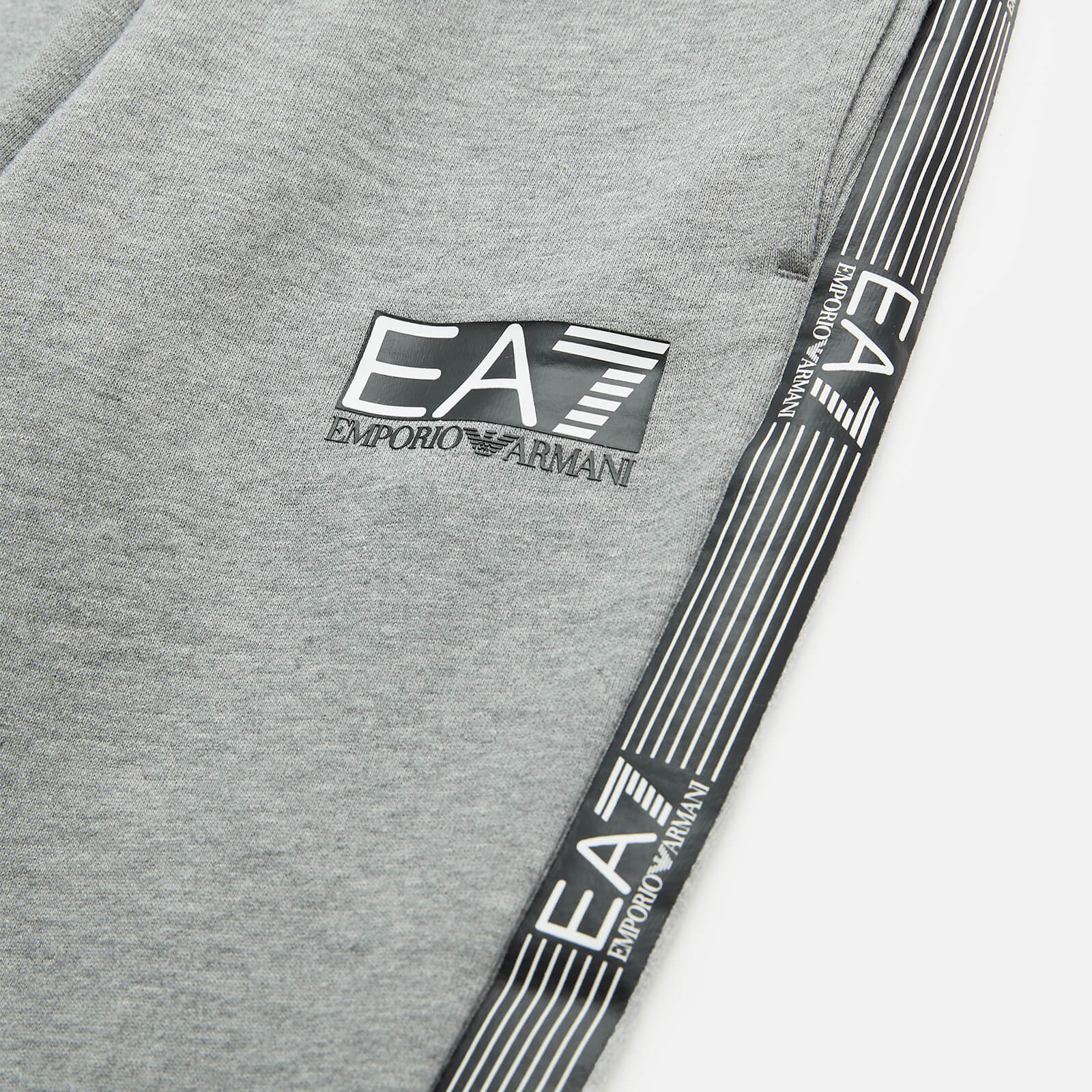 Ea7 Boys' Train Logo Series Tape Sweatpants - Grey - 4 Years