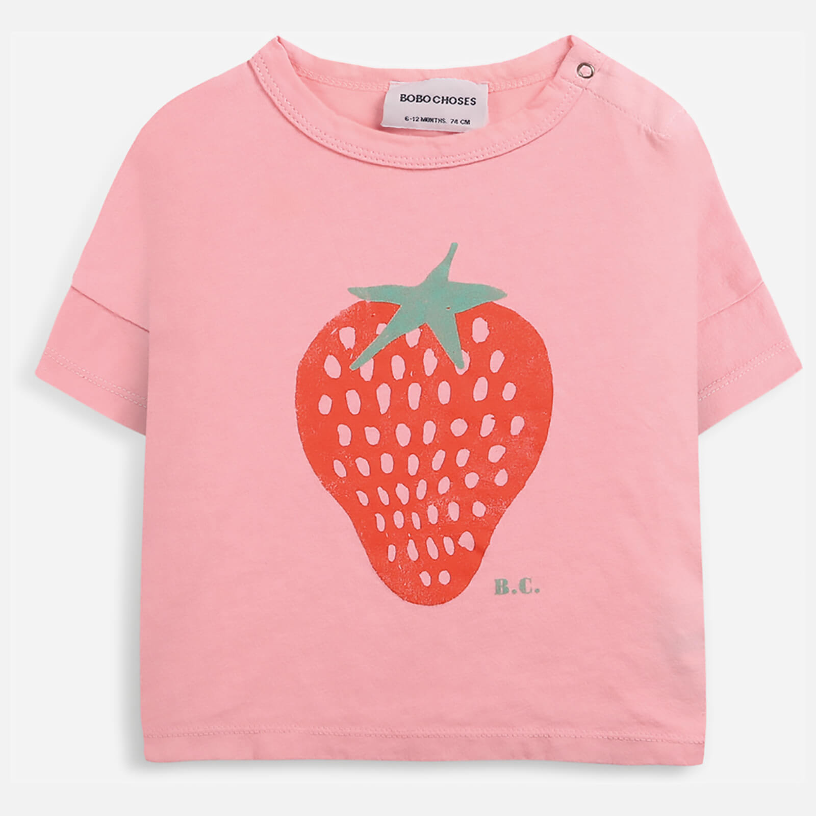 Bobo Choses Baby Strawberry Short Sleeve T-Shirt - 3-6 months