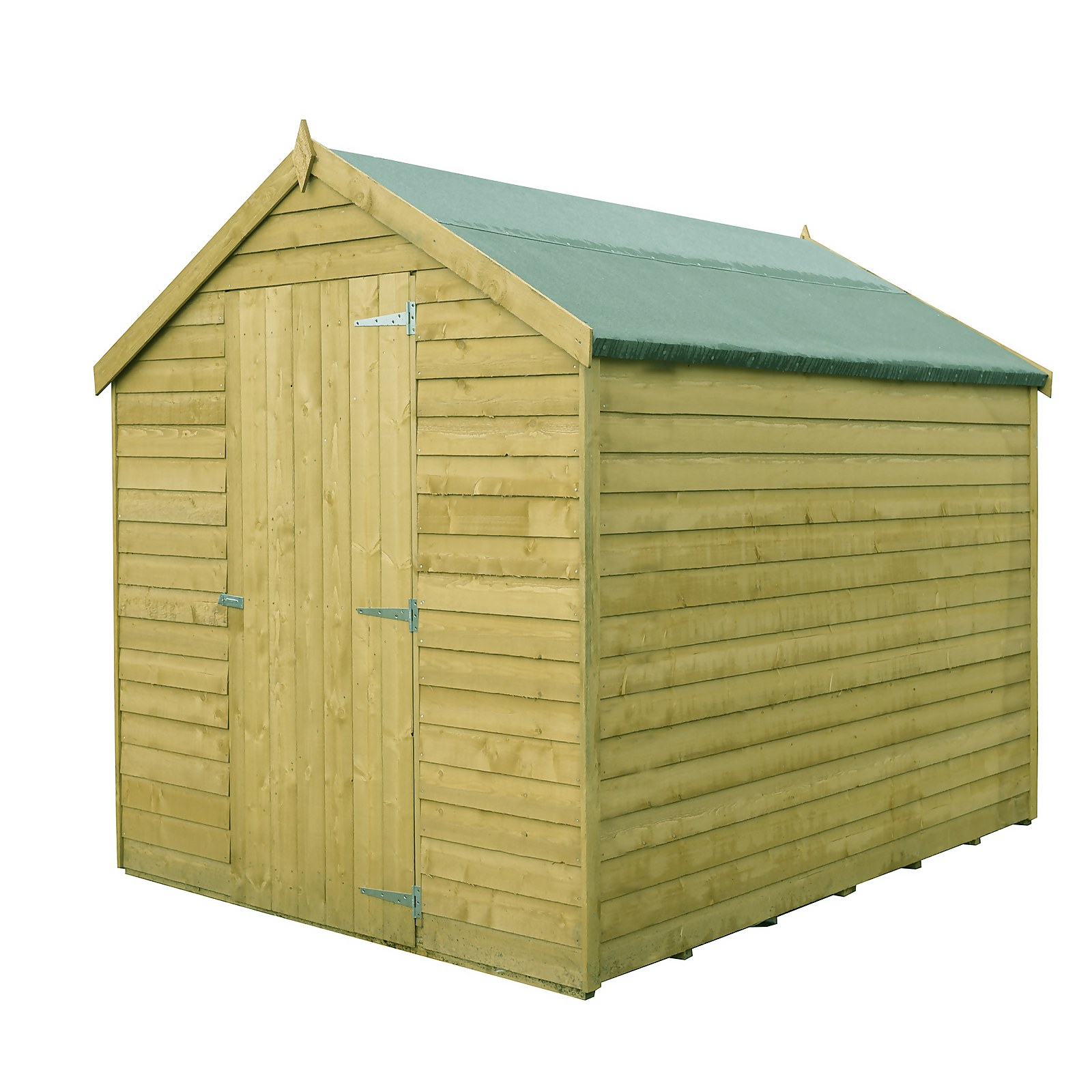 Shire 8x6ft Pressure Treated Overlap Garden Shed