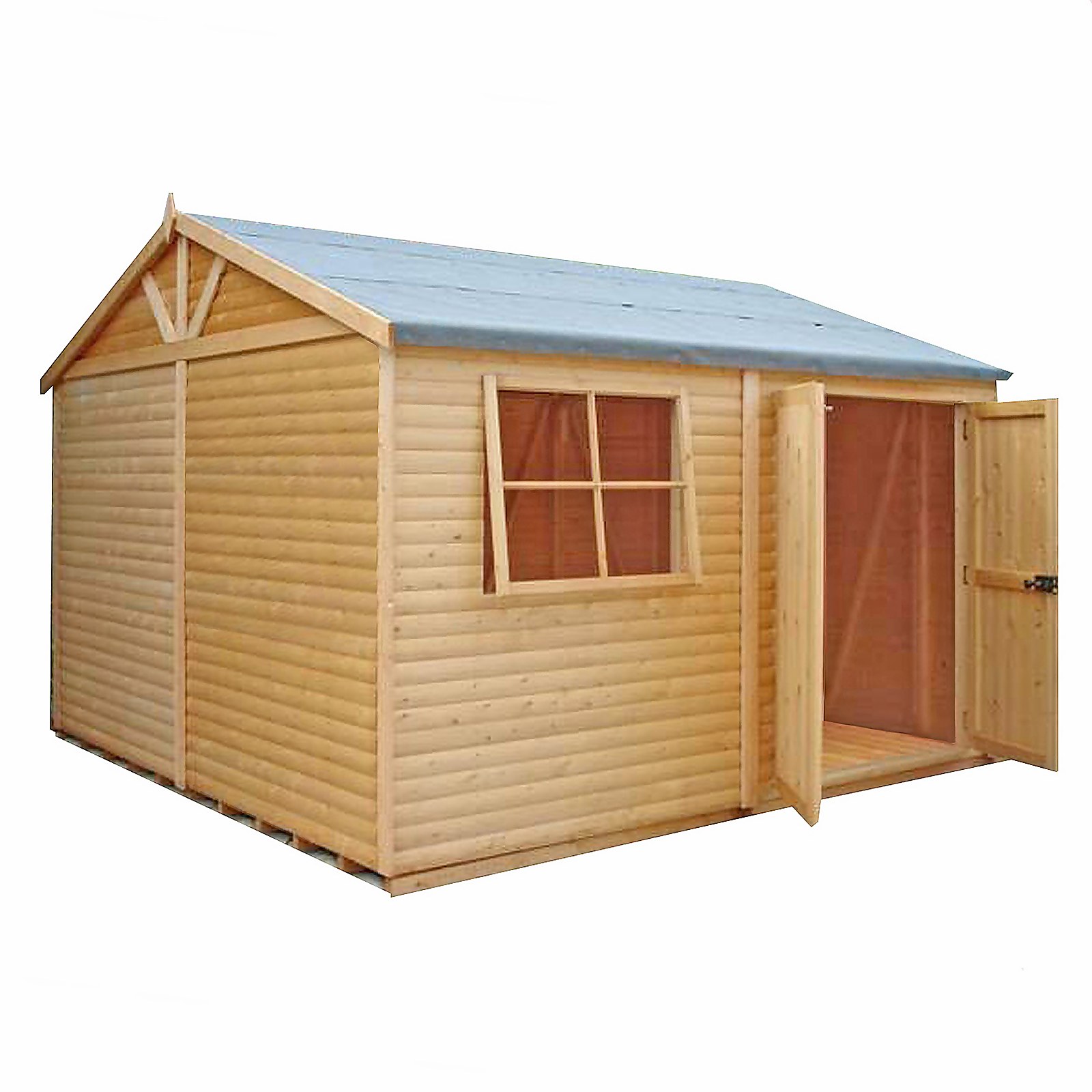 Photo of Shire 12 X 12ft Mammoth Double Door Garden Shed - Including Installation