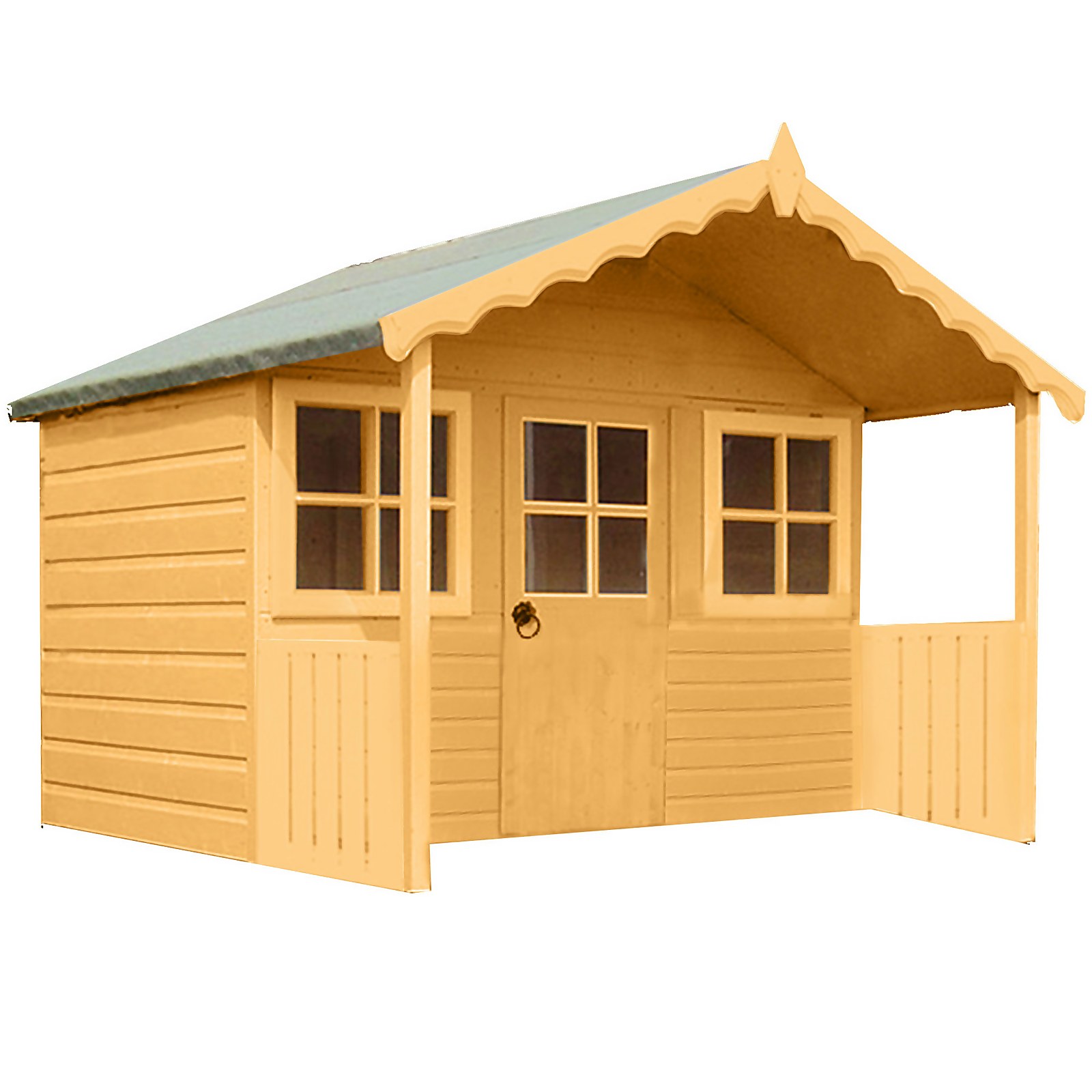 Shire 6 x 5ft Stork Kids Wooden Playhouse - Including Installation