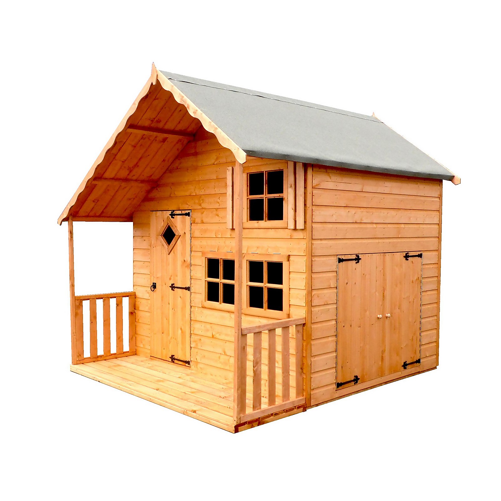 Photo of Shire 6 X 8ft Crib Kids Wooden Playhouse - Including Installation