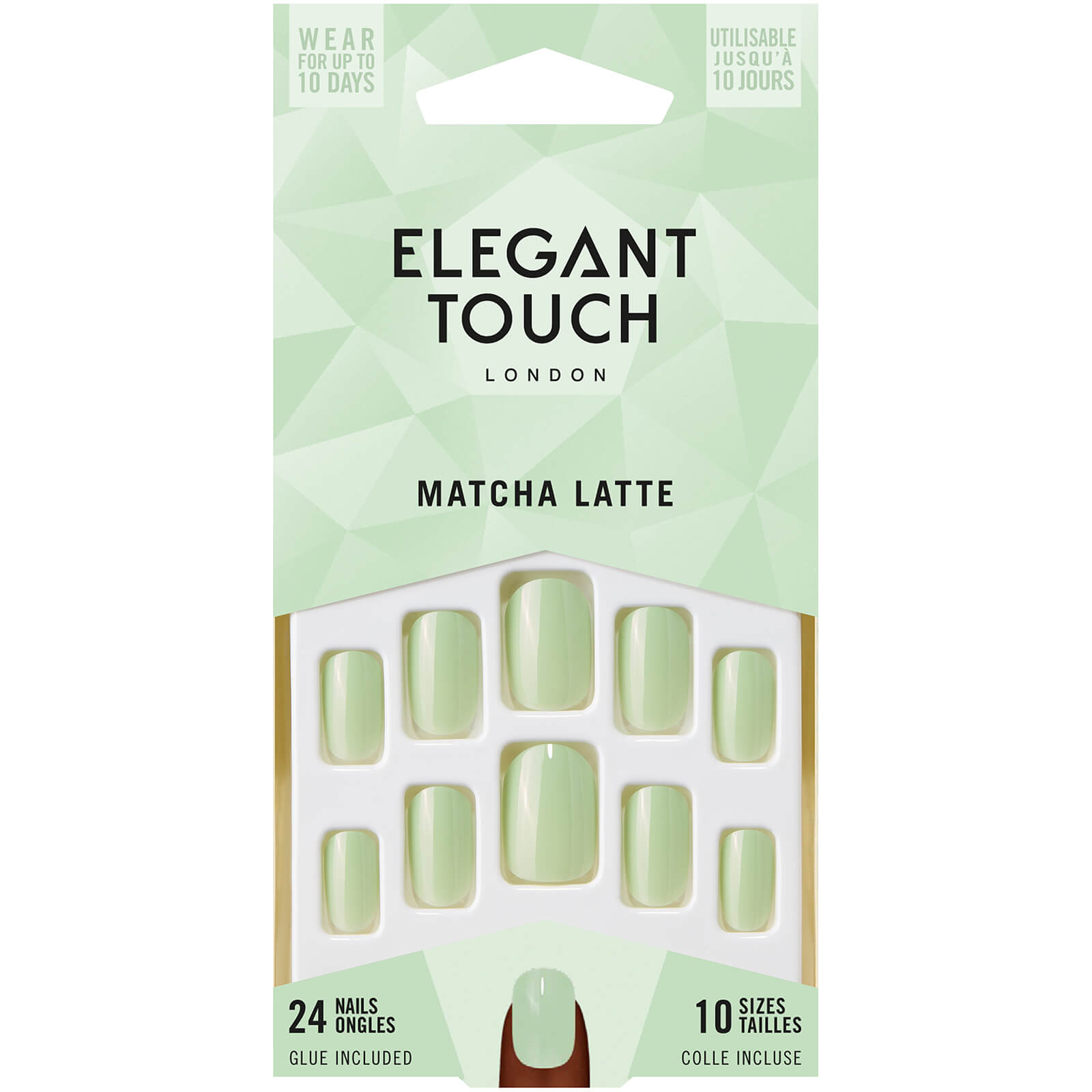 Elegant Touch False Nails – Matcha Latte lookfantastic.com imagine