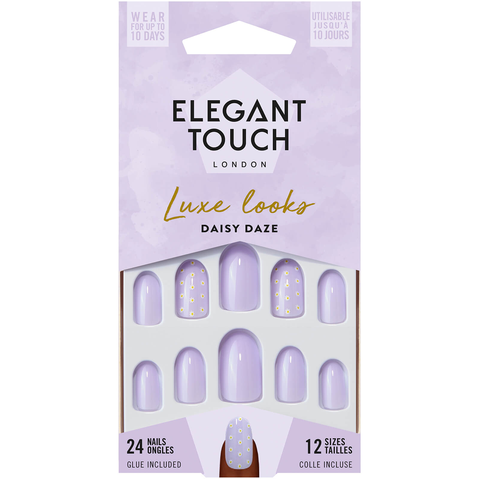 Elegant Touch False Nails – Daisy Daze lookfantastic.com imagine