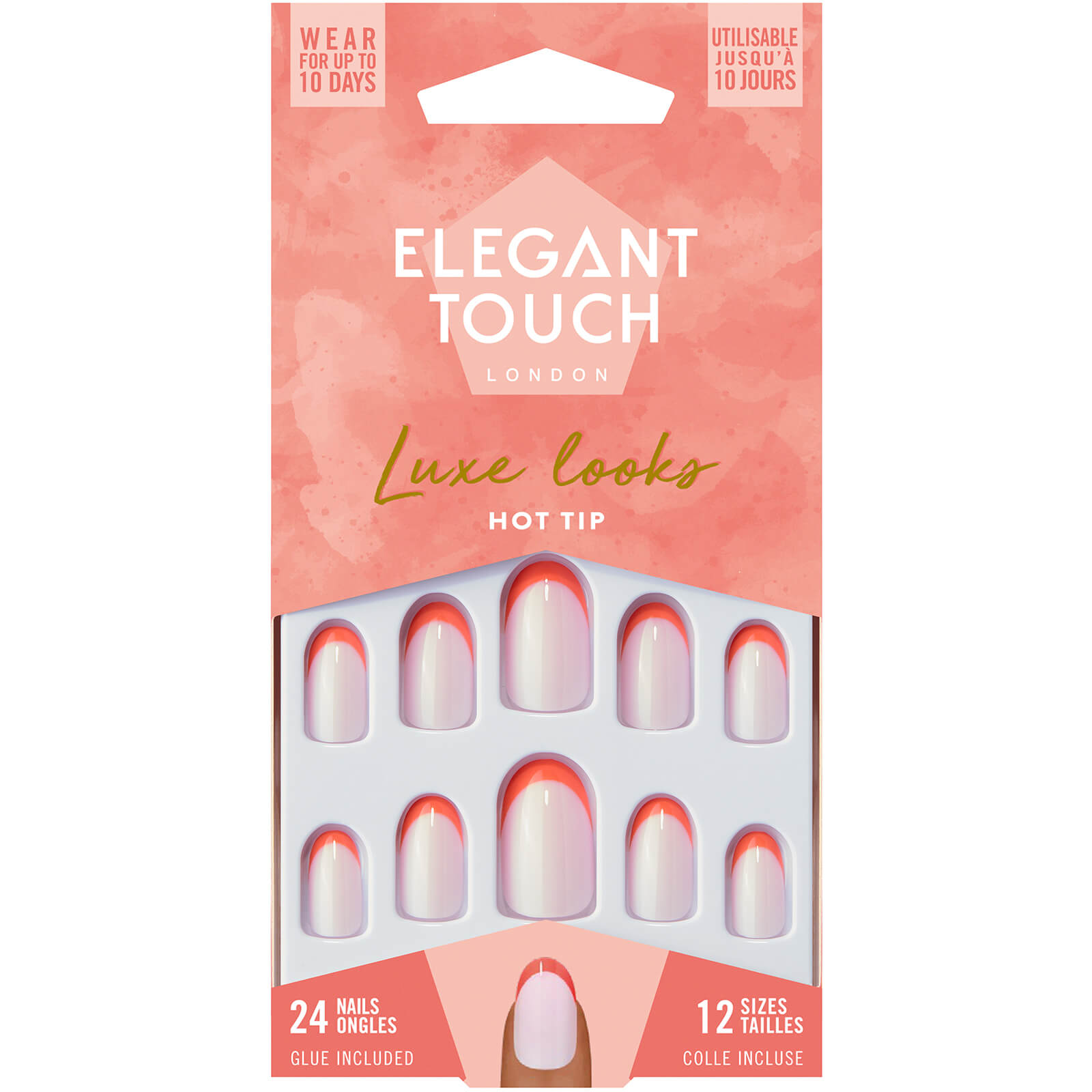 Elegant Touch False Nails – Hot Tip lookfantastic.com imagine