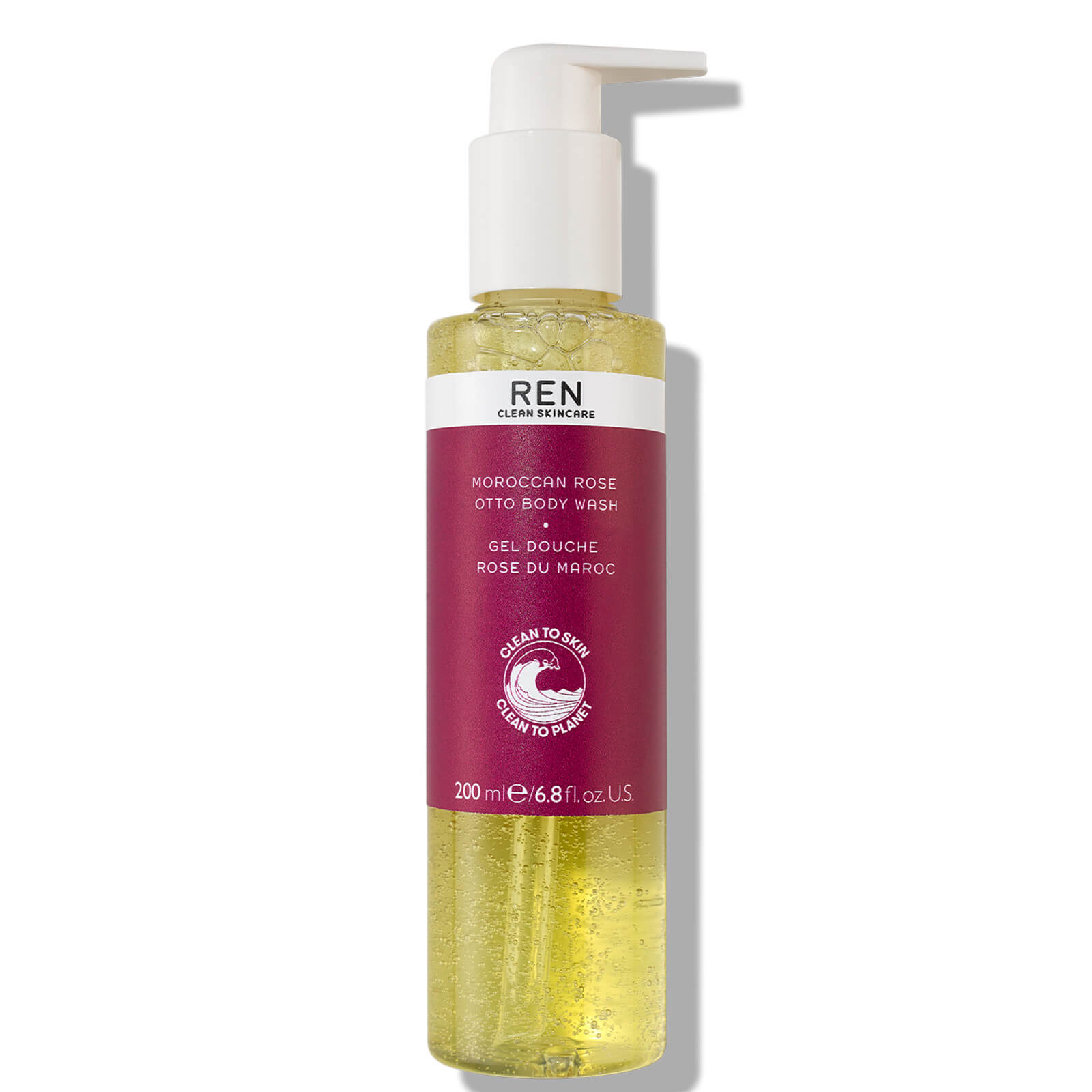 

REN Clean Skincare Moroccan Rose Otto Body Wash 200ml