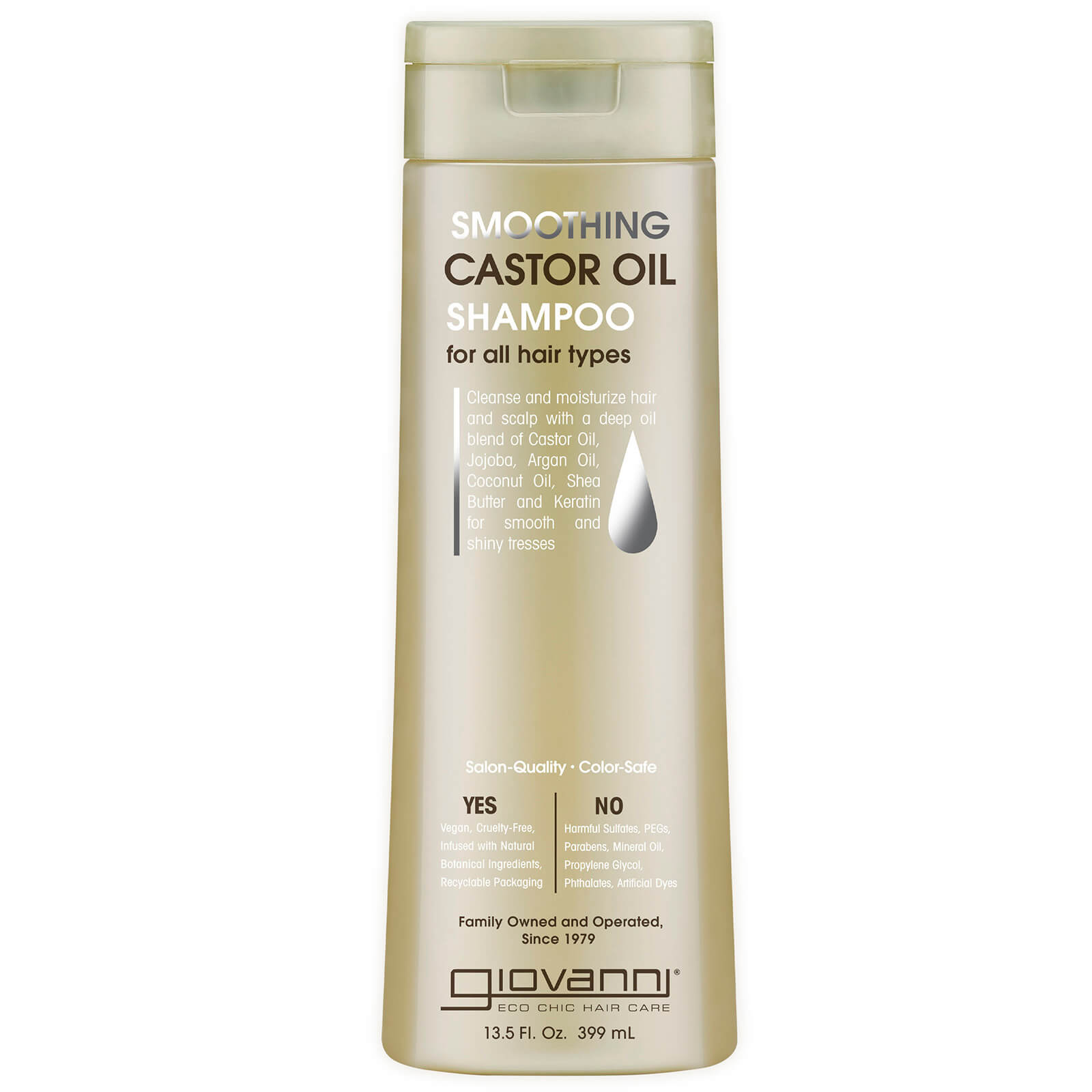 Image of Giovanni Smoothing Castor Oil Shampoo 399ml