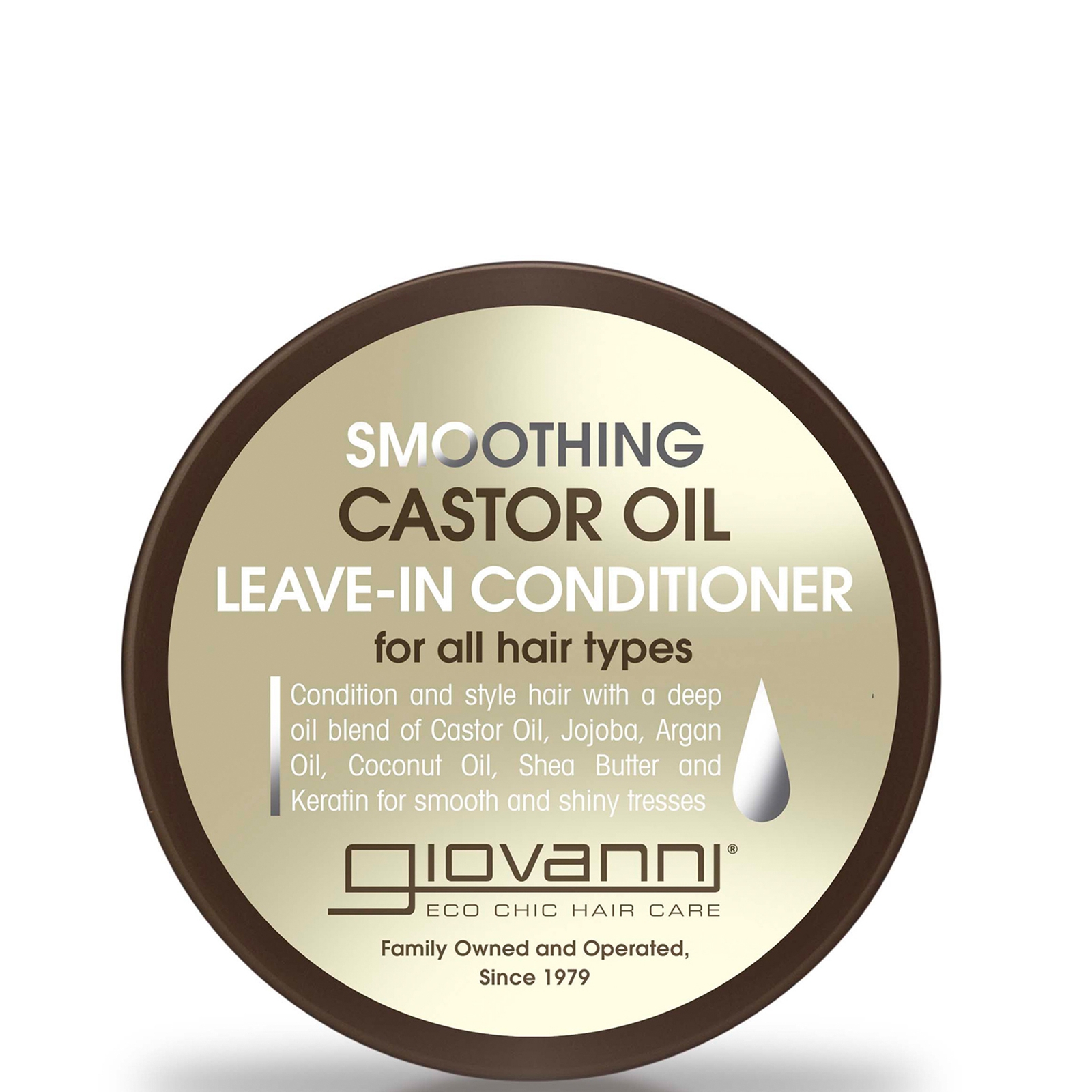 Thumbnail - Giovanni Smoothing Castor Oil Leave-In Conditioner 340ml