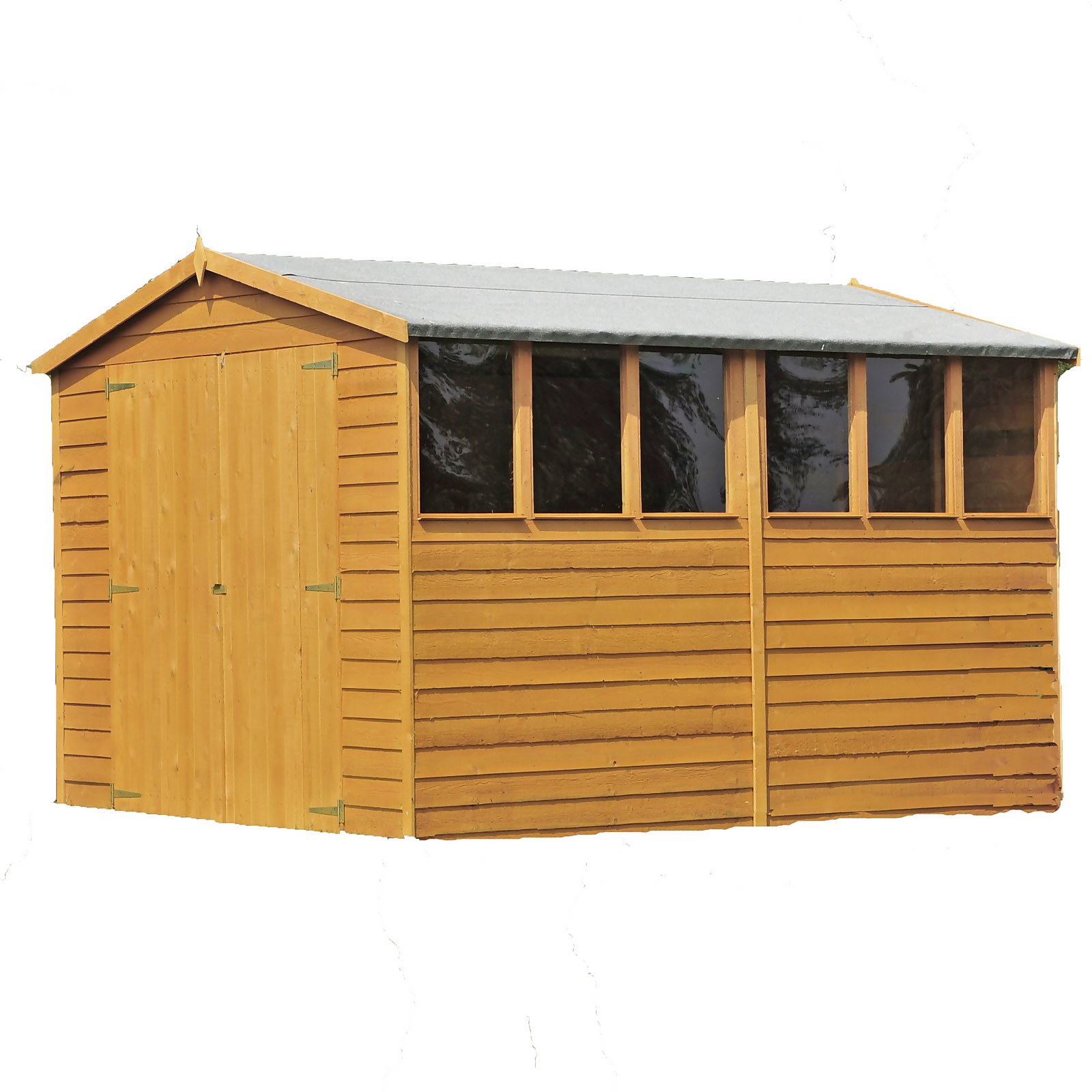 Shire 12x6ft Overlap Garden Shed - Including Installation