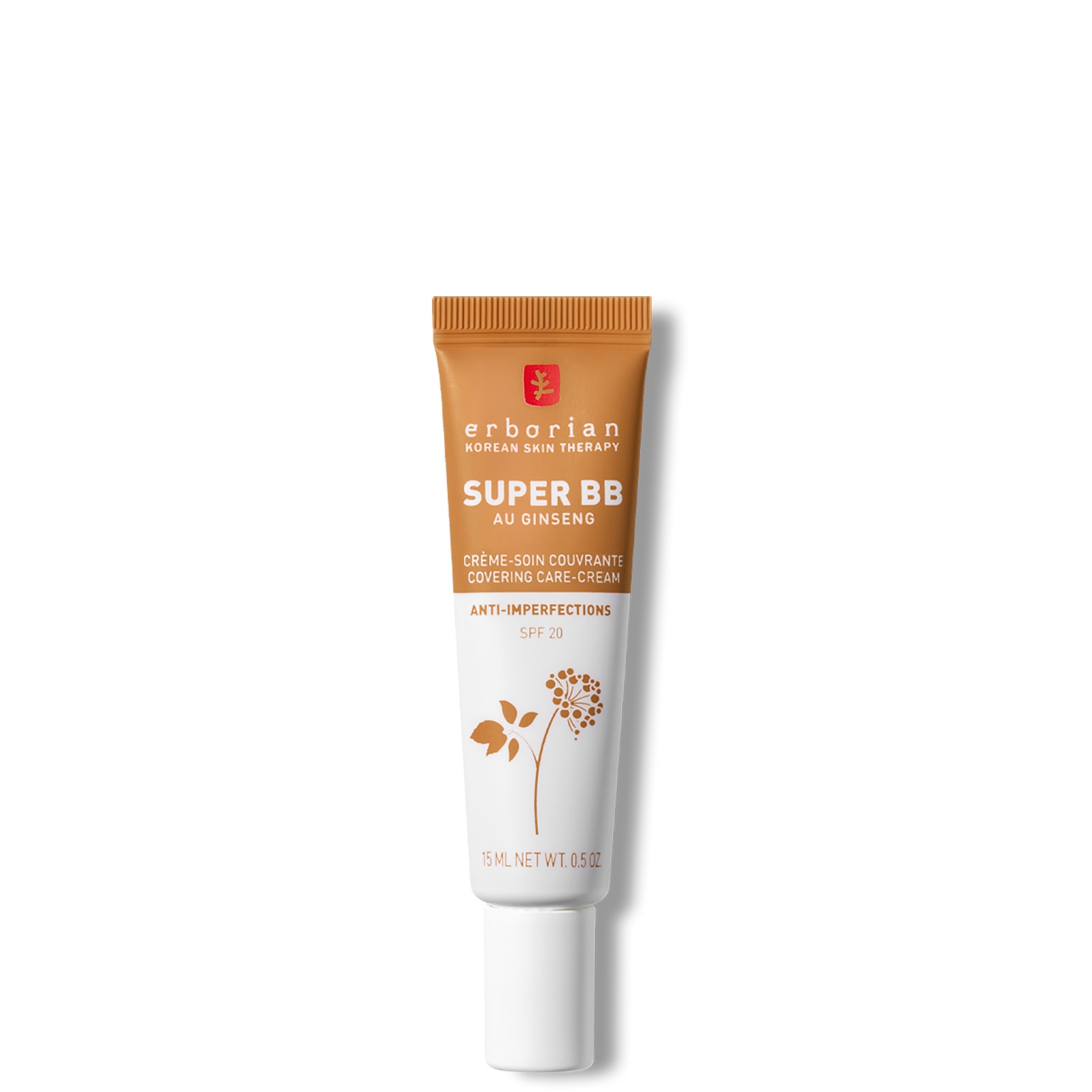 Super BB Cream 15ml - Base de maquillaje correctora de alta cobertura con FPS20 para piel irregular (Varios tonos) - Caramel