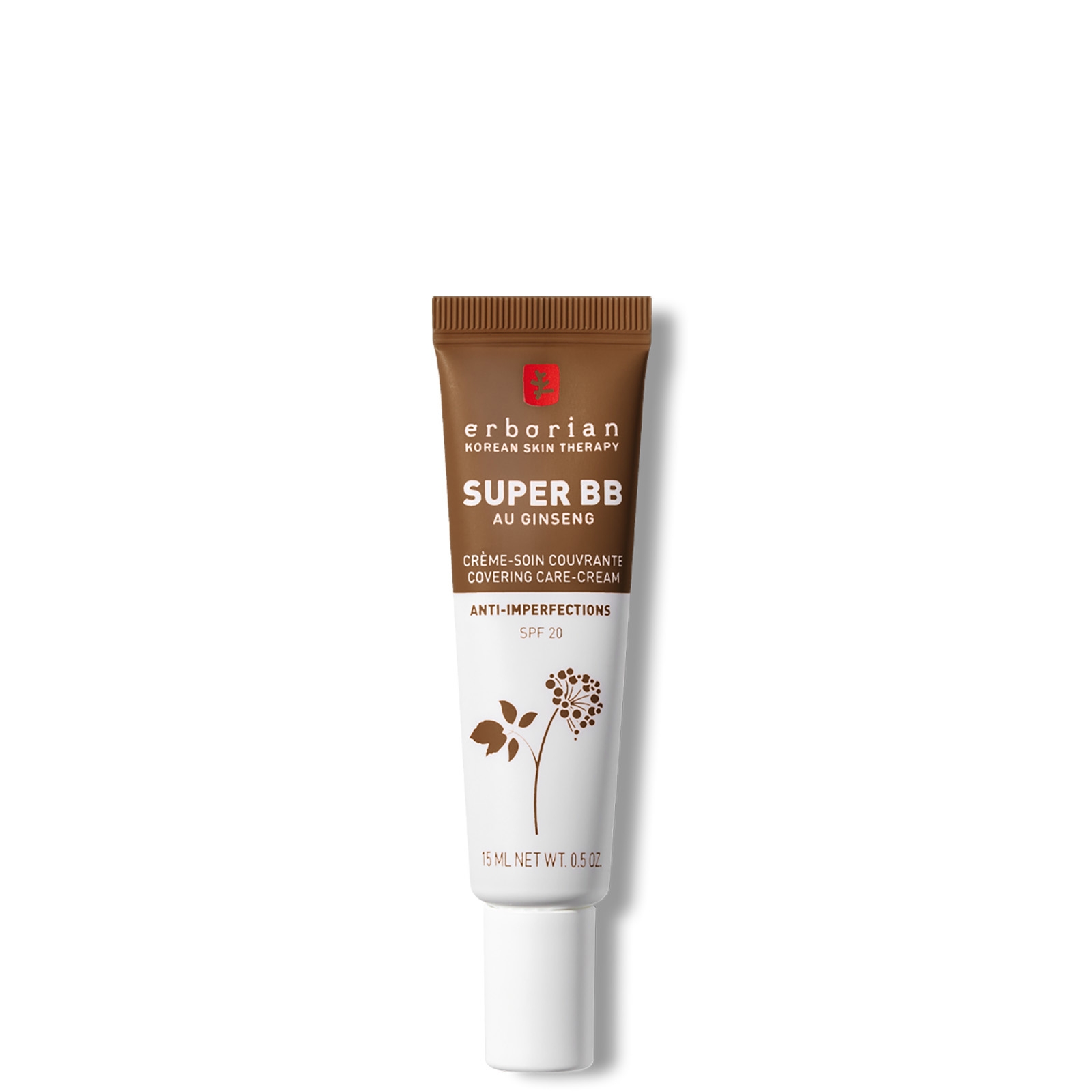 Super BB Cream 15ml - Base de maquillaje correctora de alta cobertura con FPS20 para piel irregular (Varios tonos) - Chocolate