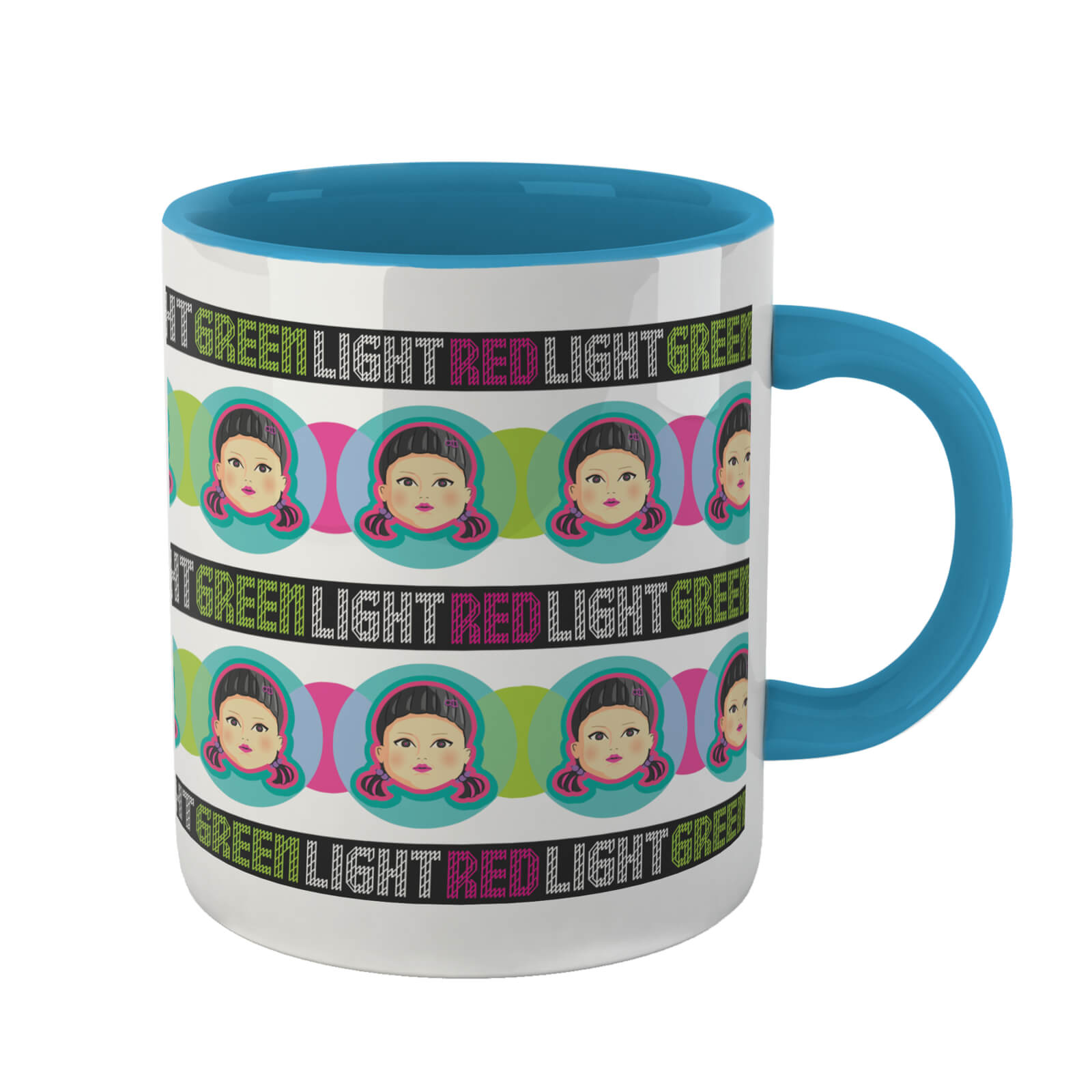 

Squid Game Red Light Green Light Mug - Blue