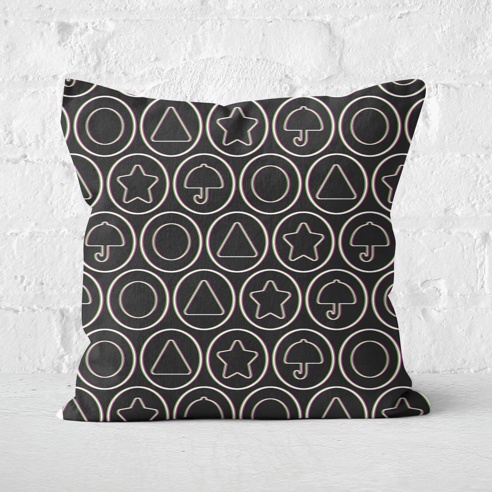 

Squid Game Honeycomb Glitch Square Cushion - 50x50cm - Soft Touch