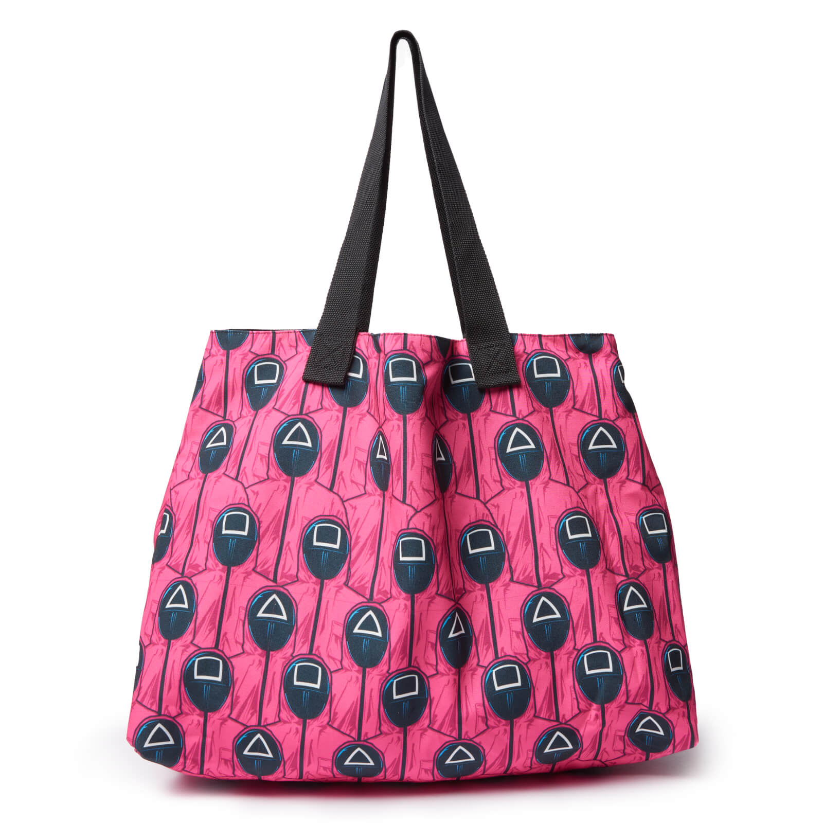 Squid Game Shape Masks Tote Bag