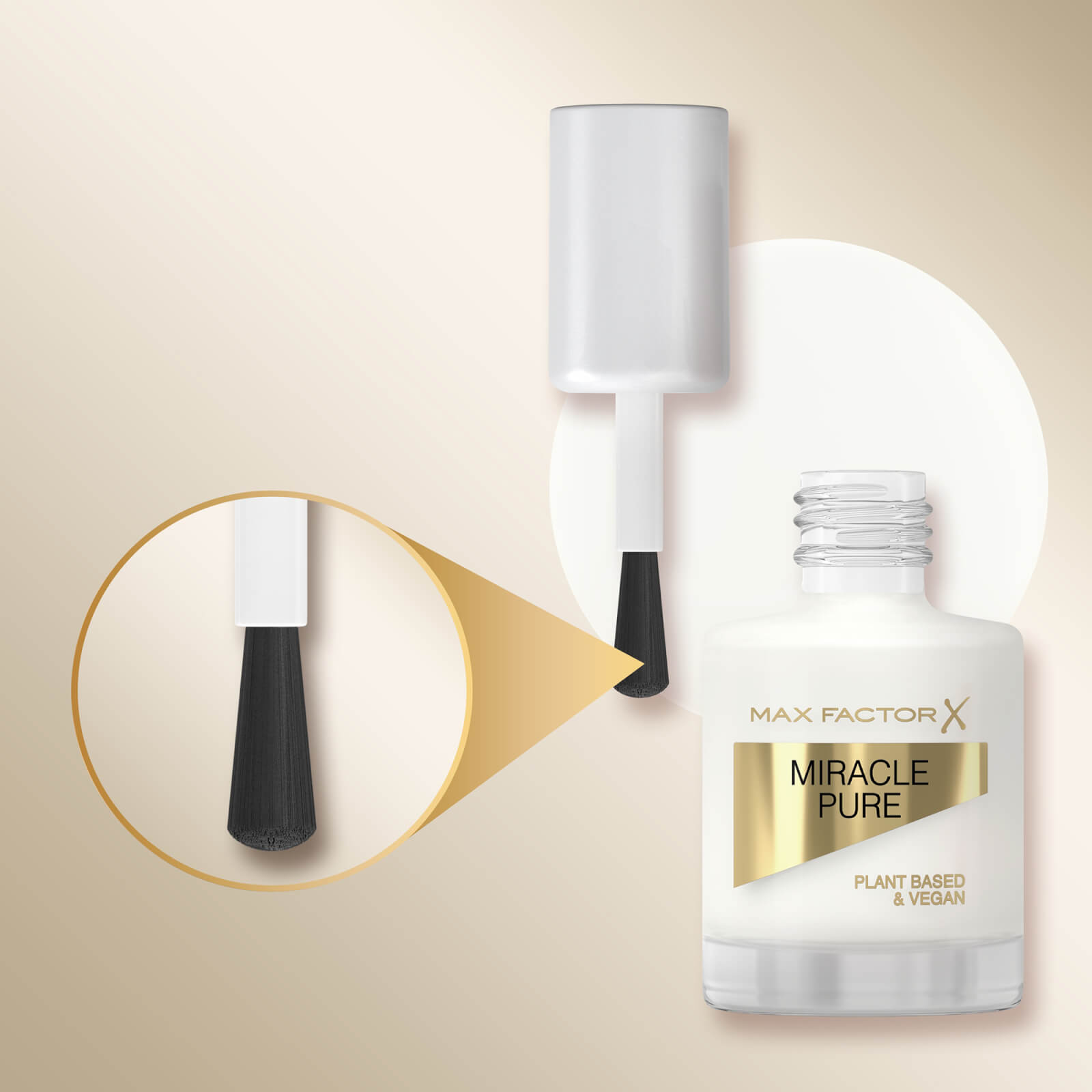 Thumbnail - Max Factor Miracle Pure Nail Polish Lacquer 12ml (Various Shades) - Coconut Milk