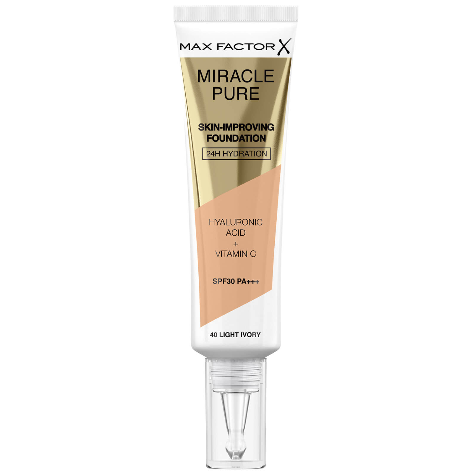 Max Factor Miracle Pure Skin Improving Foundation 30ml (Various Shades) - Light Beige