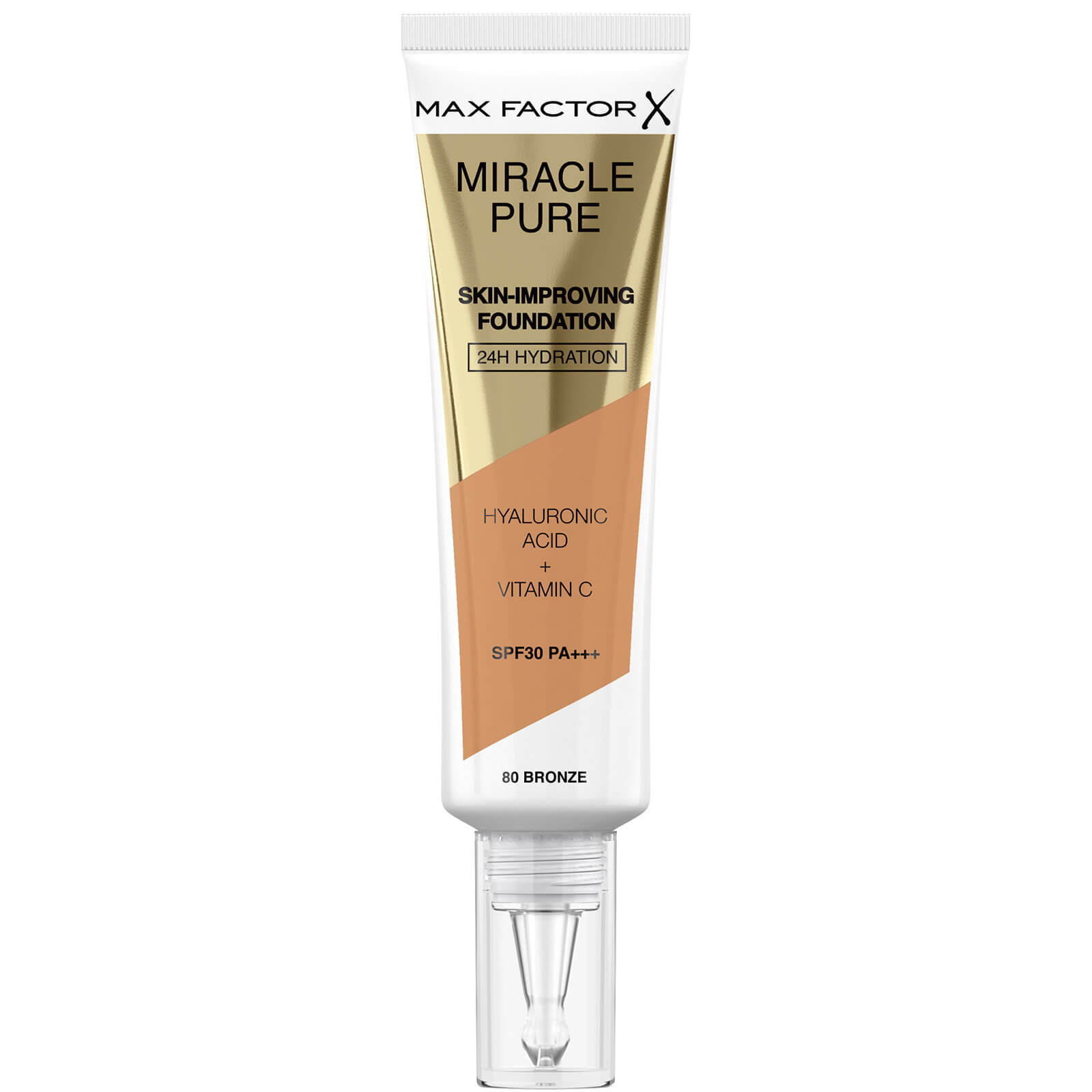 Max Factor Miracle Pure Skin Improving Foundation 30ml (Various Shades) - Bronze