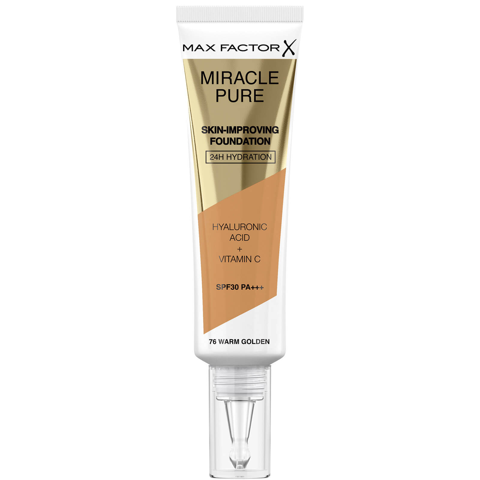 Max Factor Miracle Pure Skin Improving Foundation 30ml (Various Shades) - Warm Golden