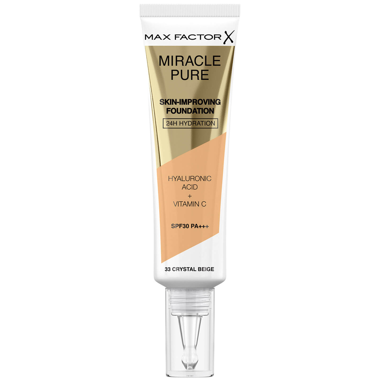 Max Factor Miracle Pure Skin Improving Foundation 30ml (Various Shades) - Crystal Beige