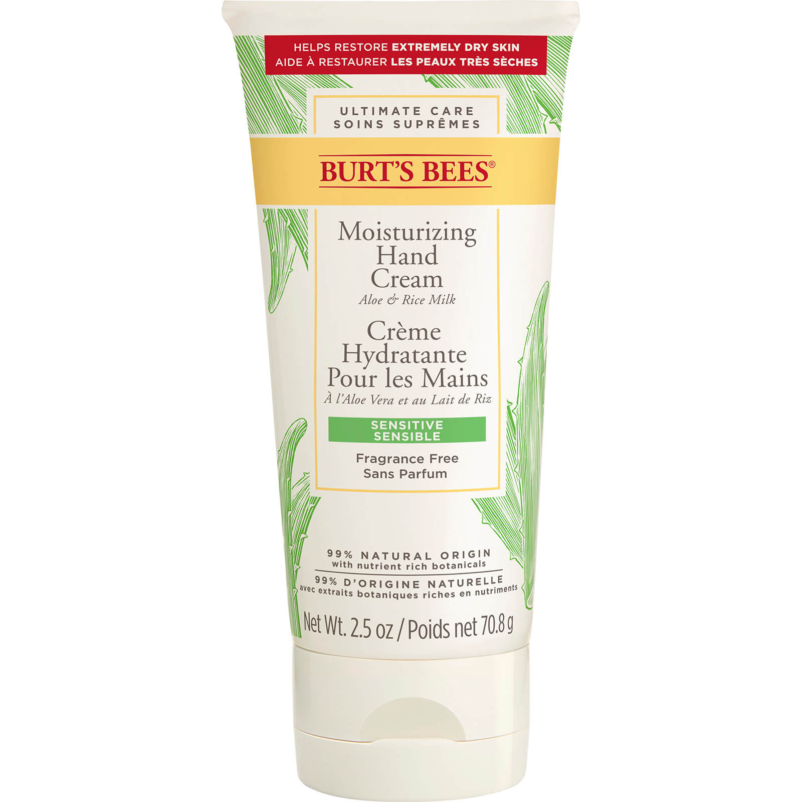 

Crème Hydratante Mains pour les peaux très sèches et sensibles
