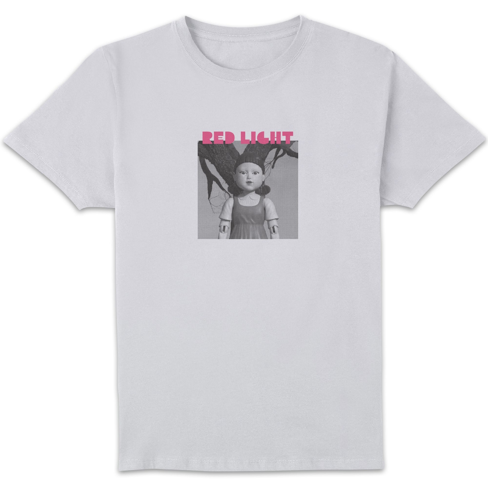 Squid Game Red Light Green Light Men's T-Shirt - White - S