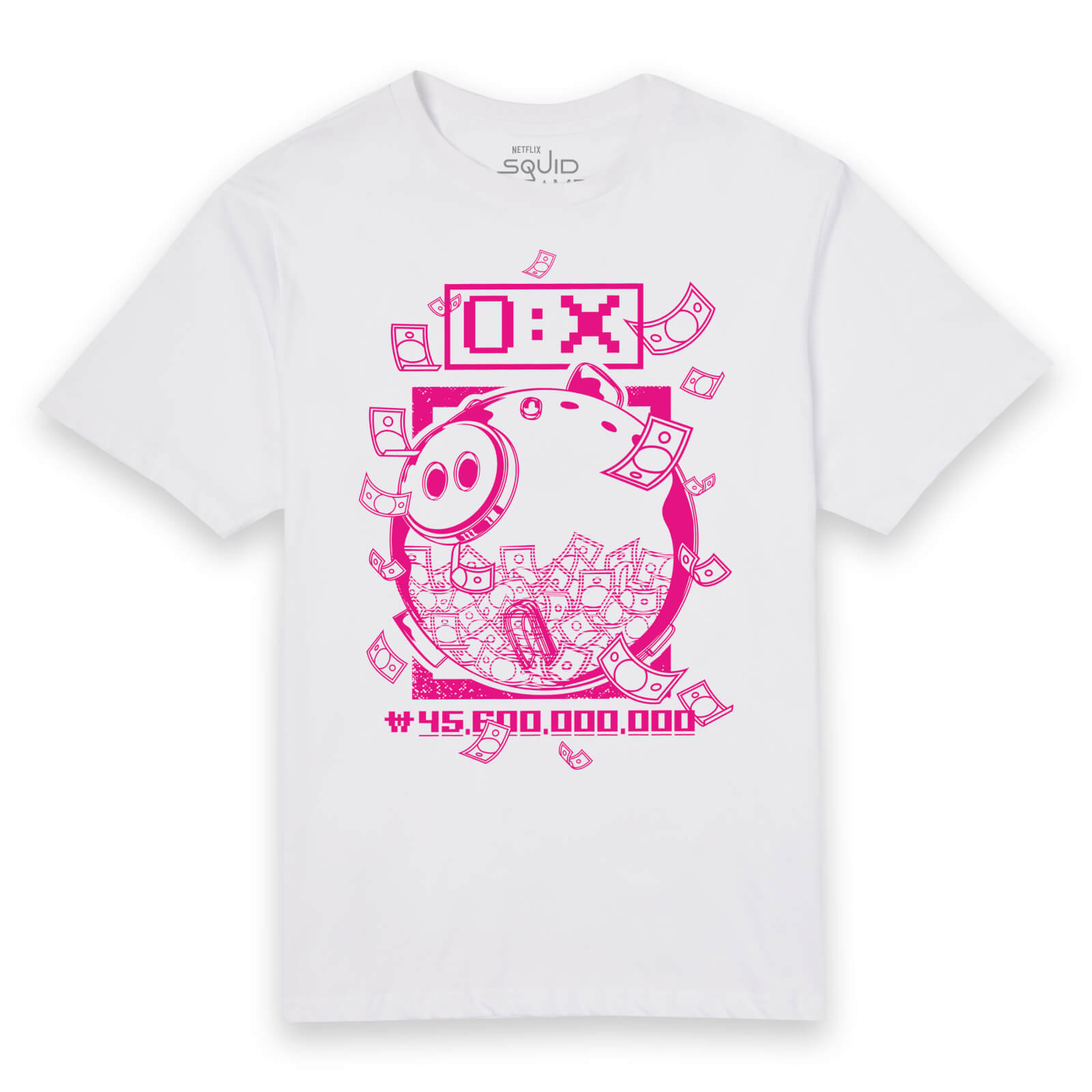 Squid Game Piggy Bank Men's T-Shirt - White - M - White