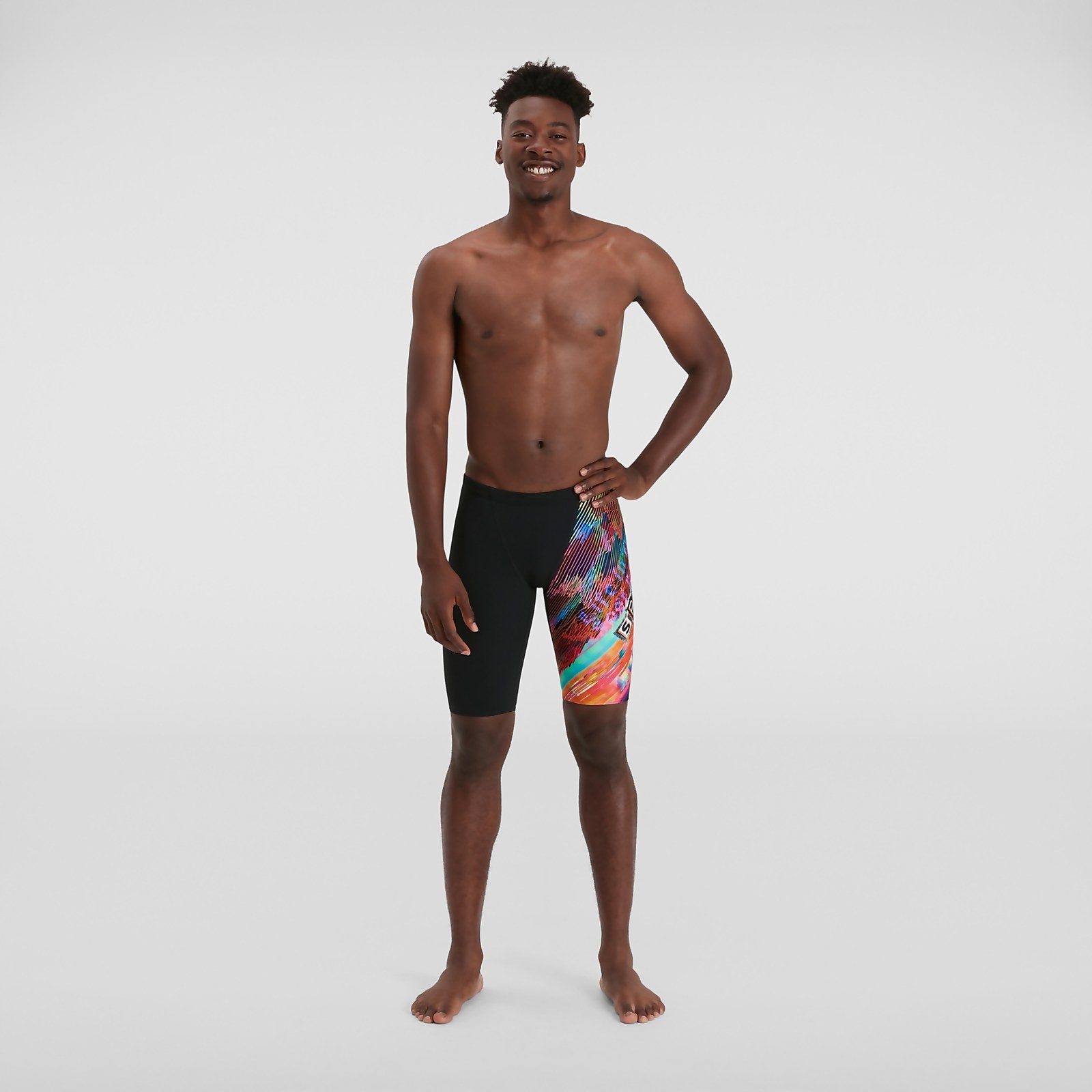 Jammer Homme Placement coupe en V noir/orange