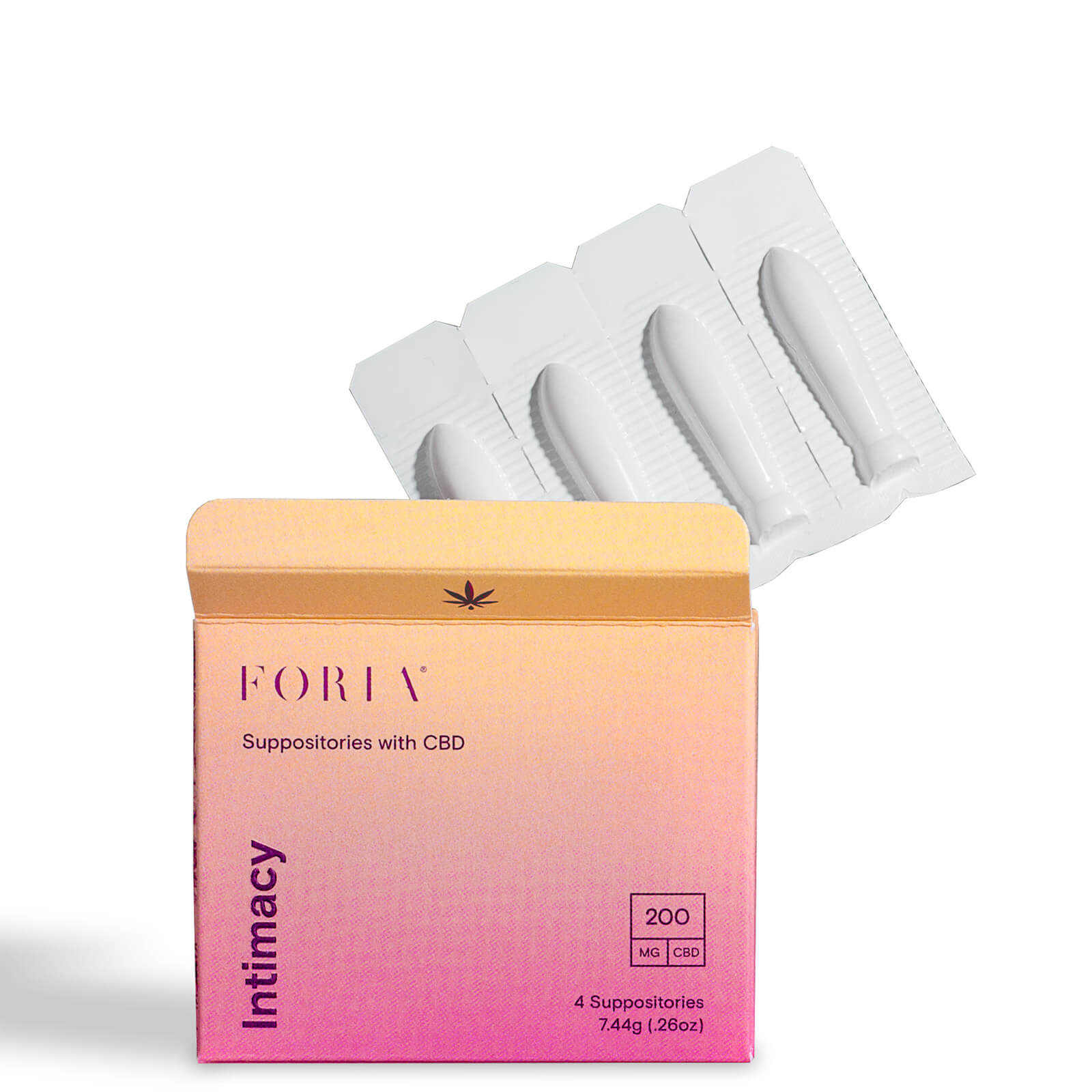 Foria Intimacy Suppositories (4 Pack)