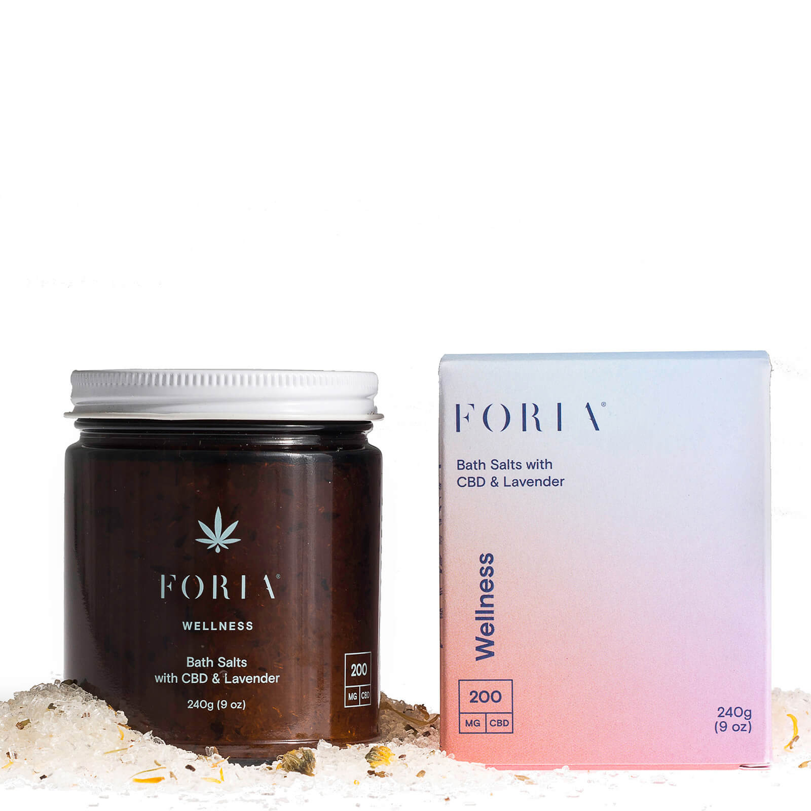 Foria Wellness Bath Salts 9 oz