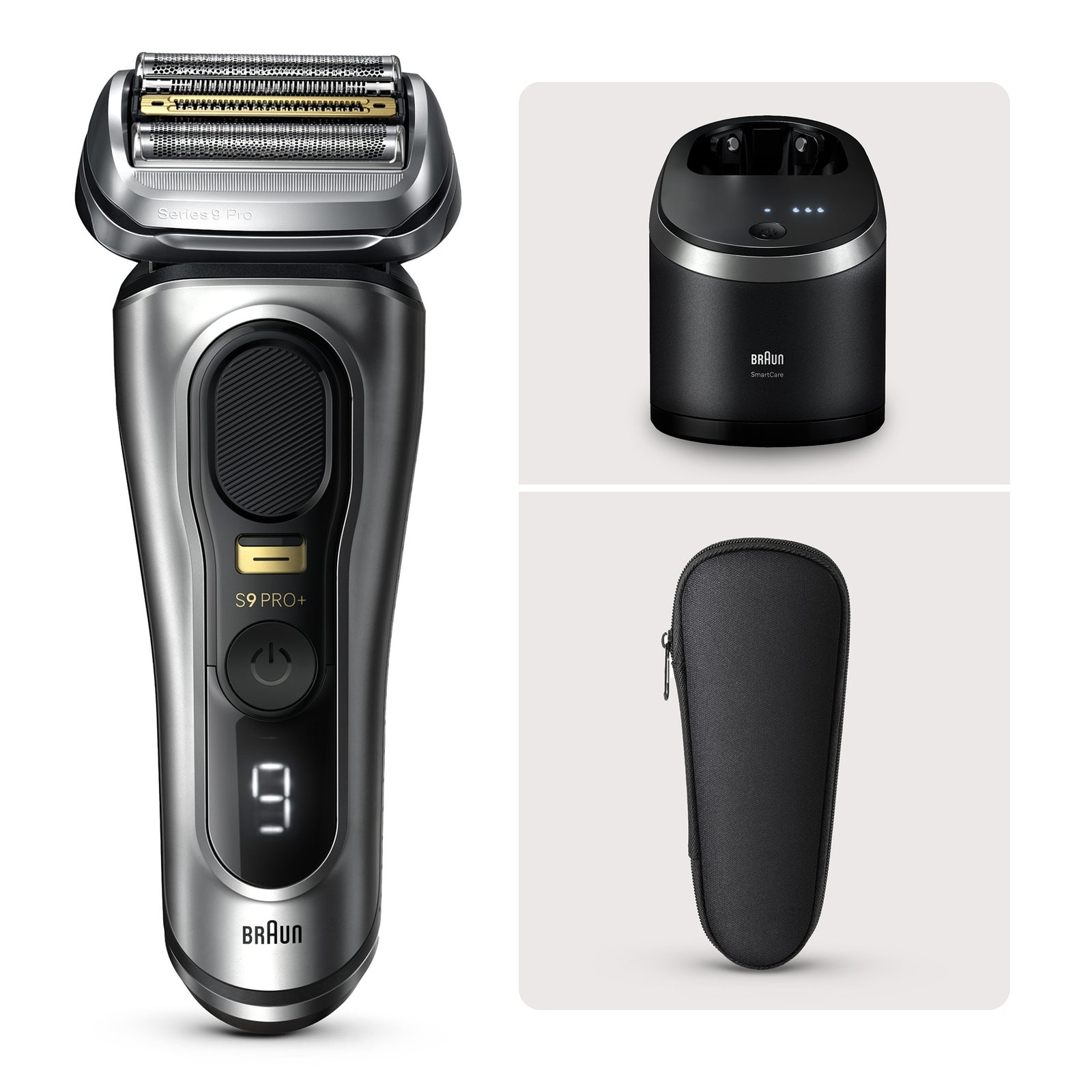 Men's Grey Braun Series Pro+ 9467Cc Electric Shaver Size 9