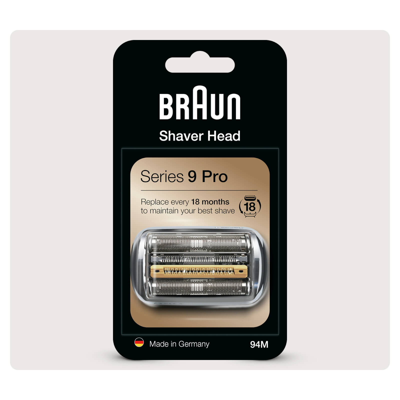 

Braun Series 9 94M Electric Shaver Head Replacement, Silver
