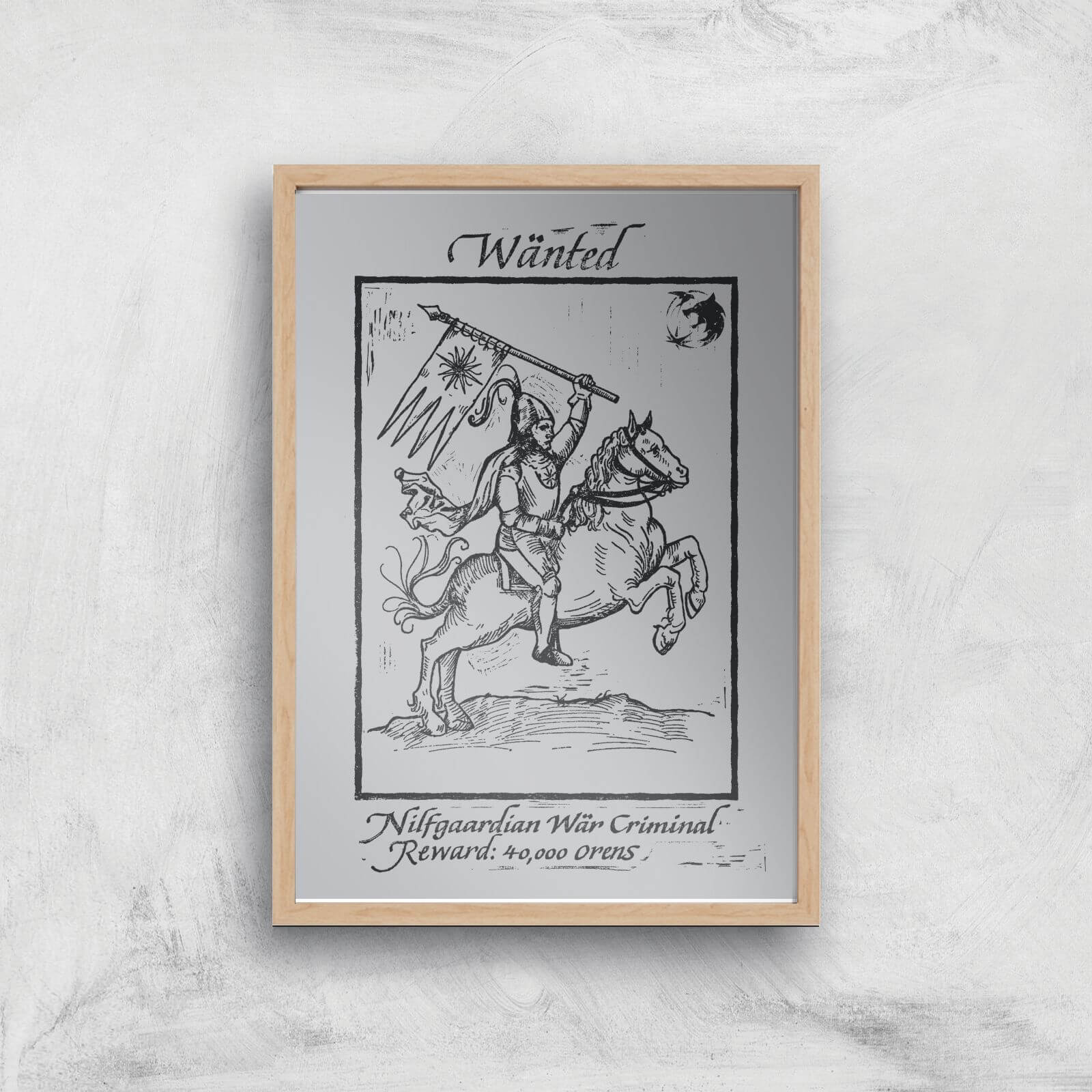 

The Witcher Nilfgaardian War Criminal Giclee Art Print - A2 - Wooden Frame