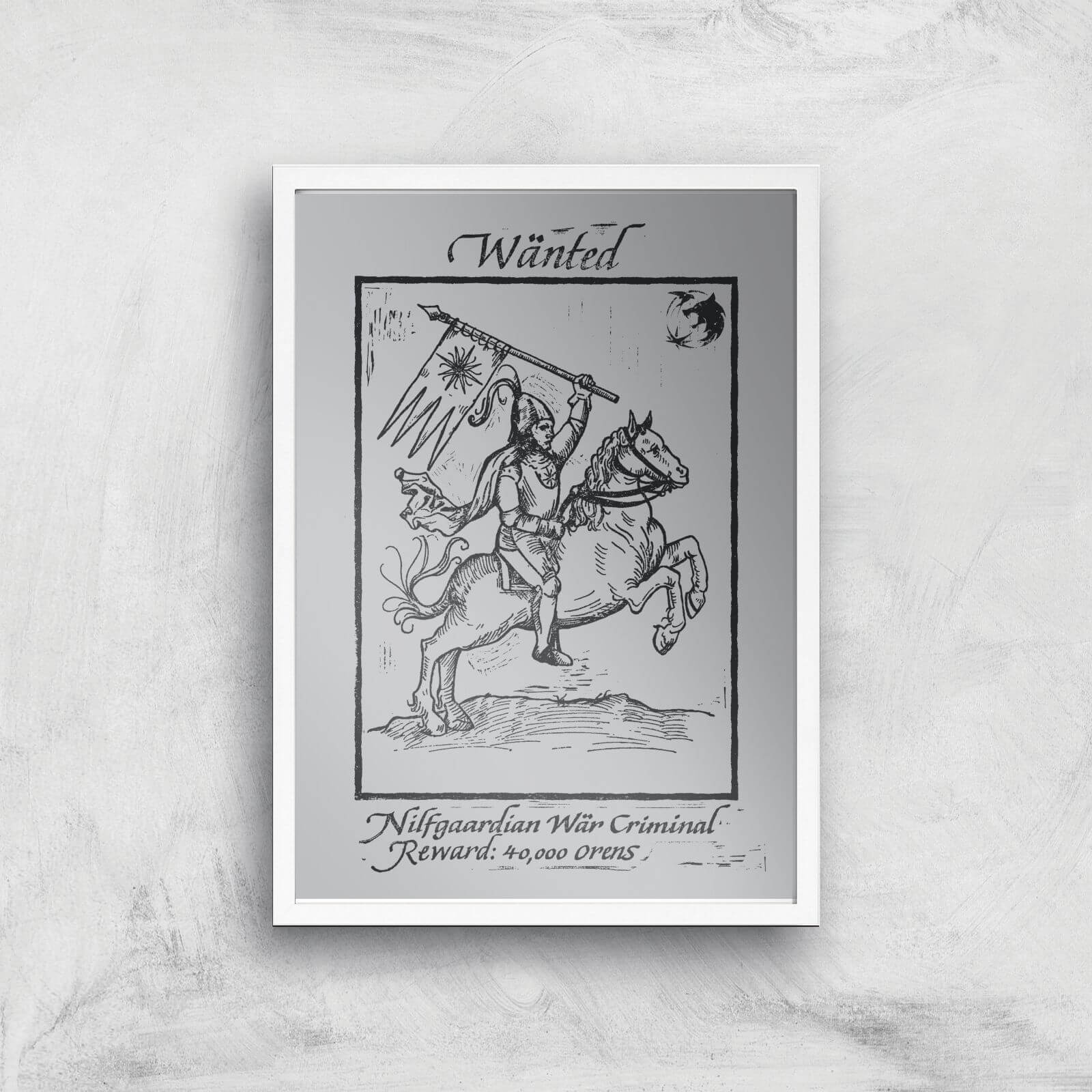 

The Witcher Nilfgaardian War Criminal Giclee Art Print - A2 - White Frame