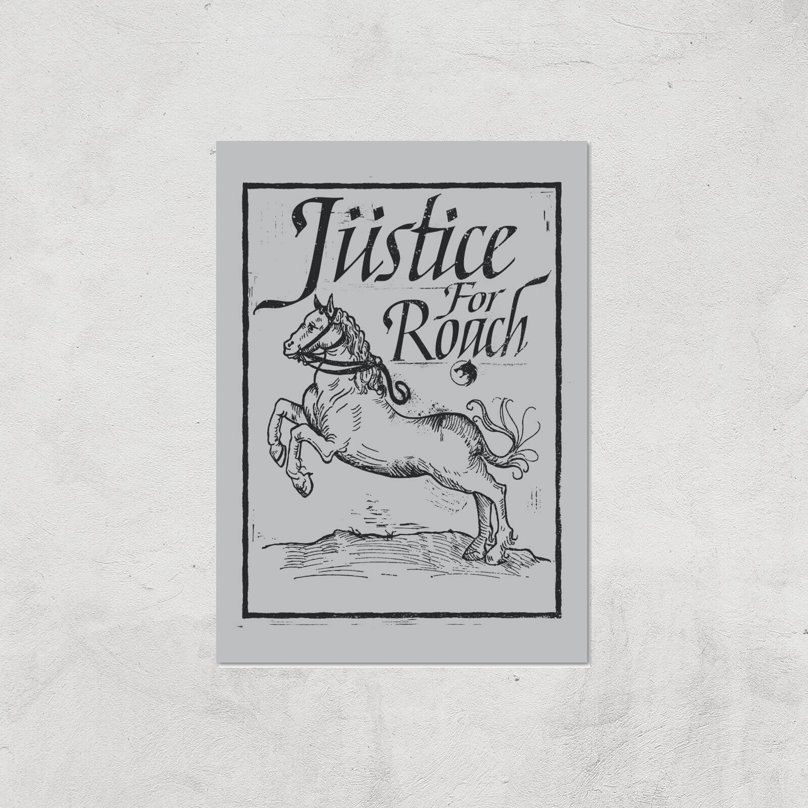 The Witcher Justice For Roach Giclee Art Print - A2 - Print Only