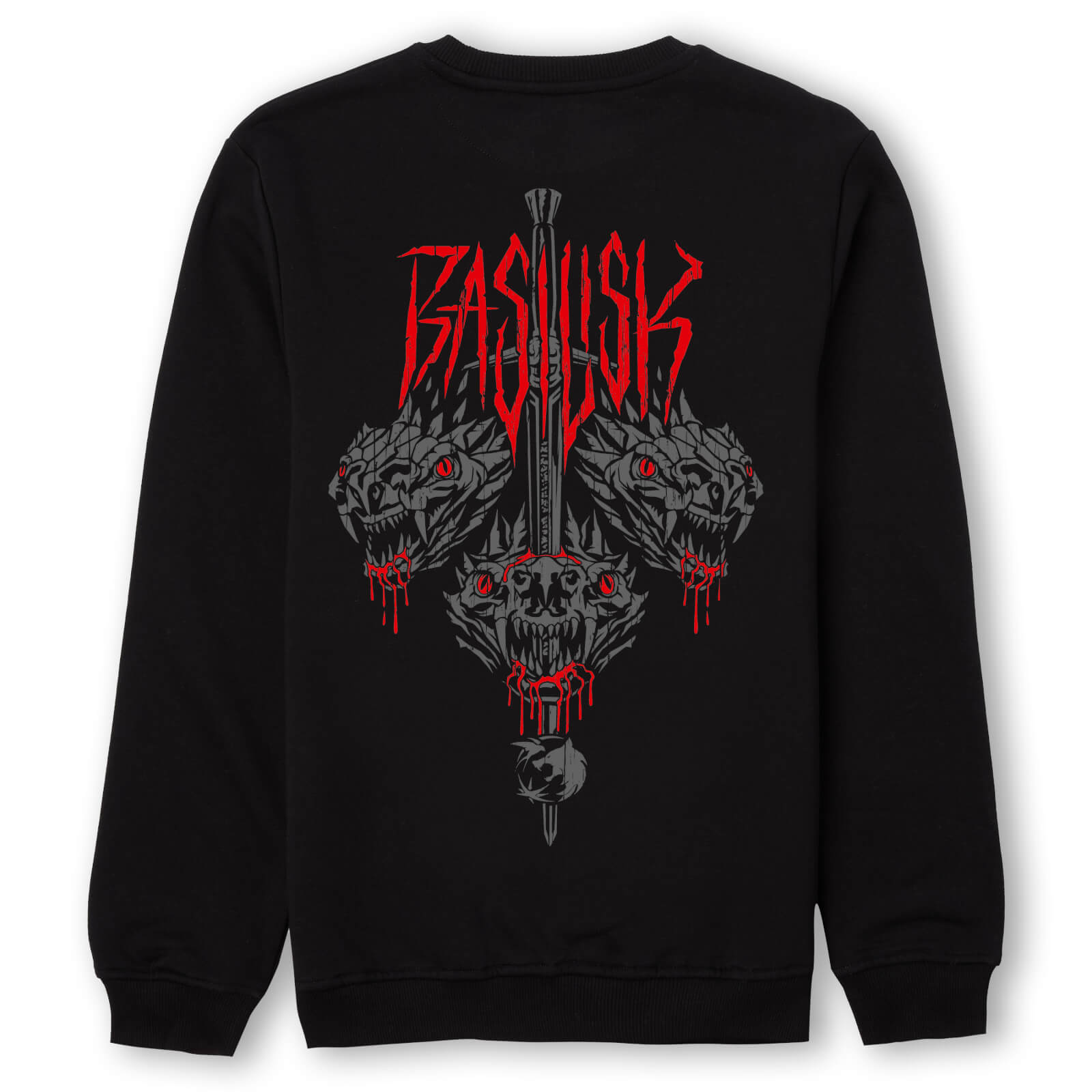 The Witcher Basilisk Unisex Sweatshirt - Black - XS - Nero