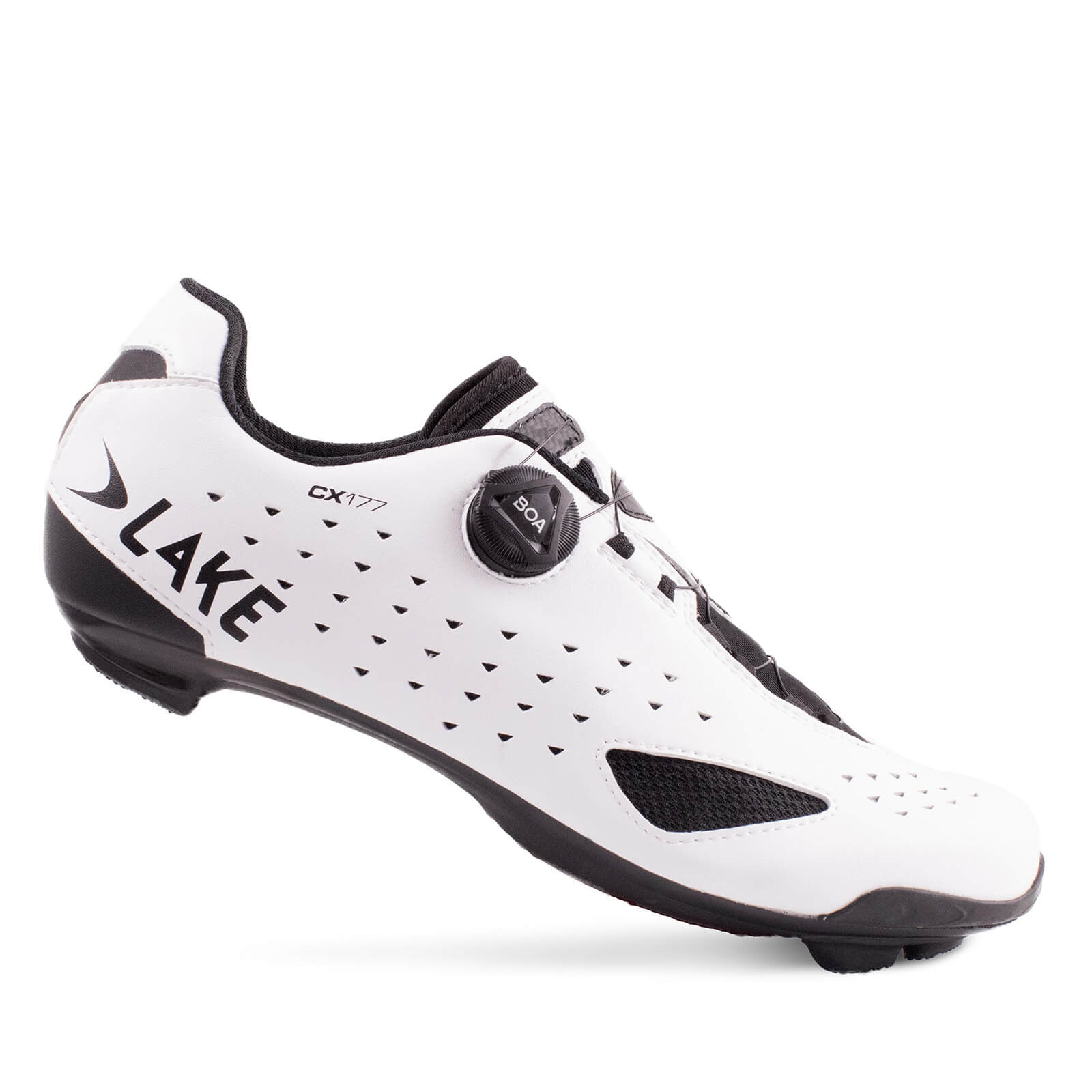 Lake CX177 Road Shoes - EU45 - Black