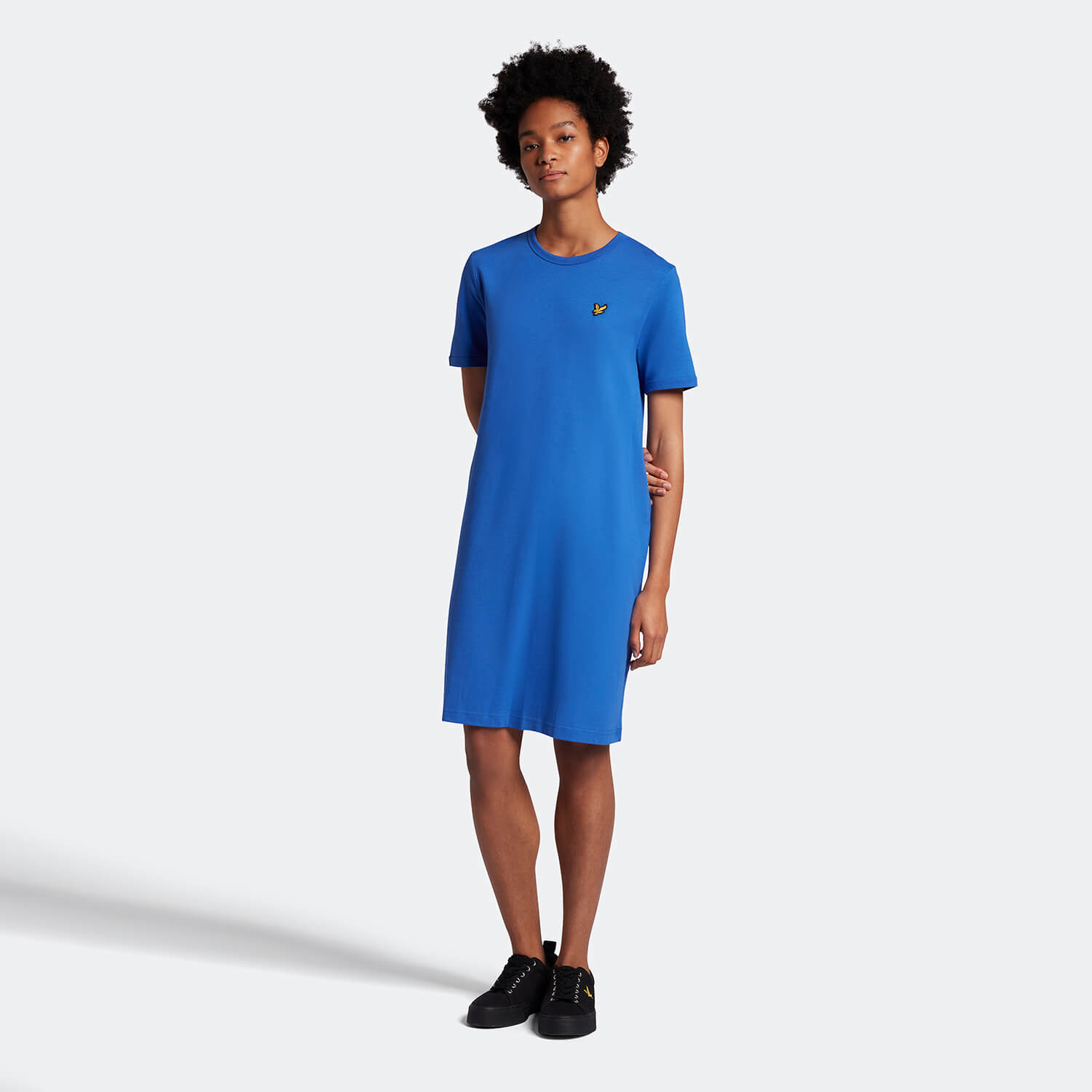 Women's T-Shirt Dress - Electric Cobalt - 12