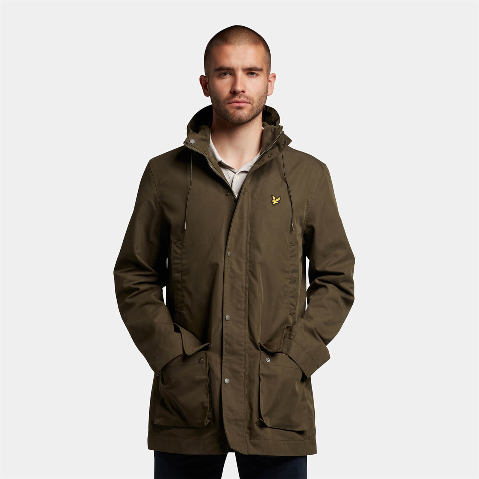 

Men's Hooded Jacket - Olive - S