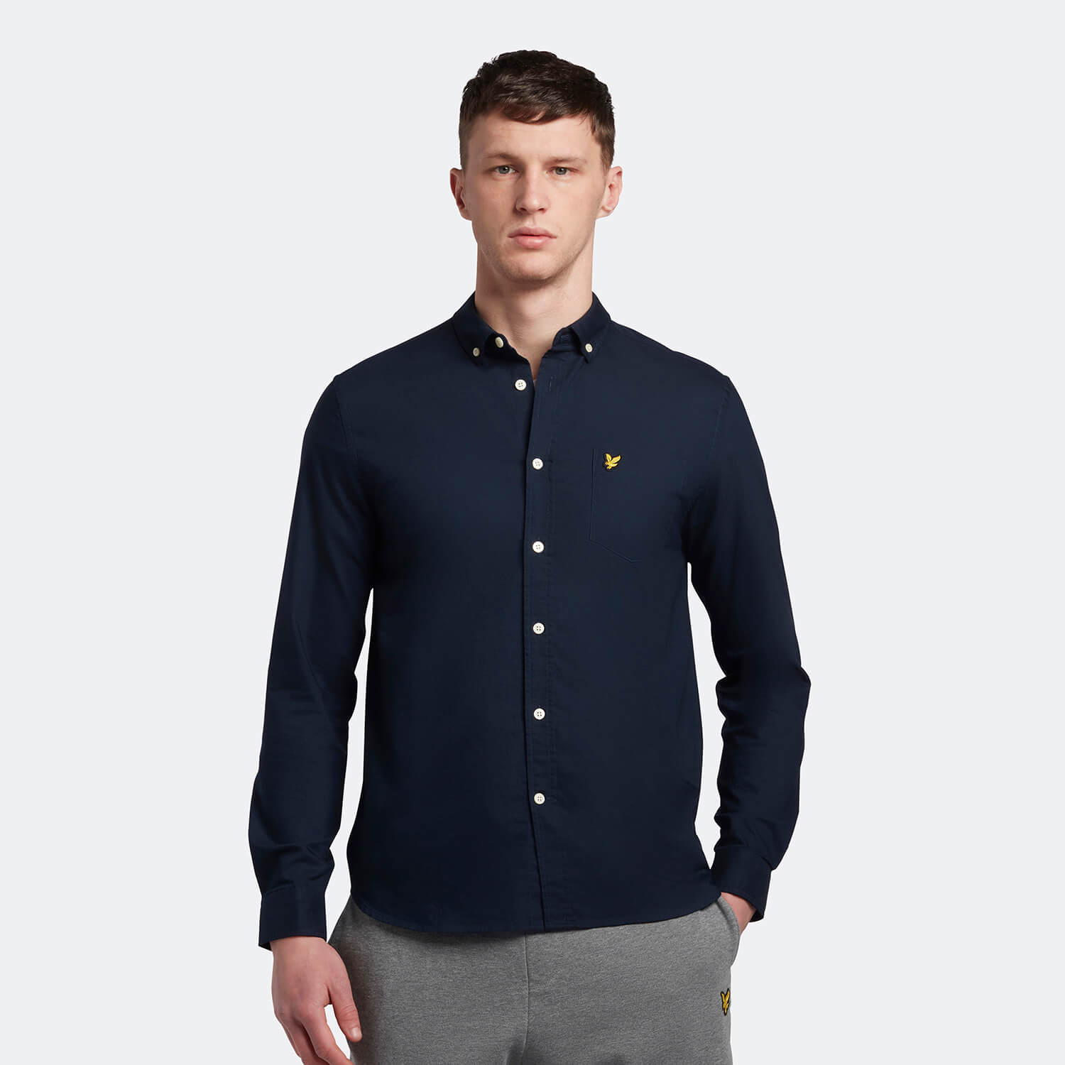 

Men's Oxford Shirt - Dark Navy - XXL