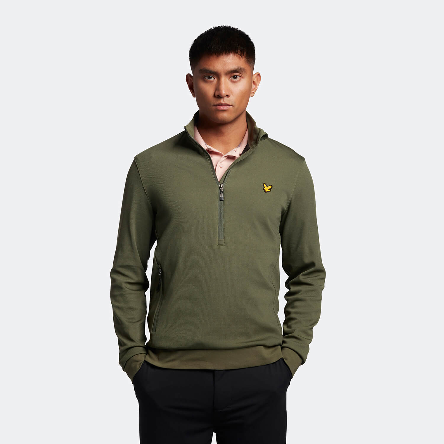 Men's Windshield 1/2 Zip Midlayer - Cactus Green - L
