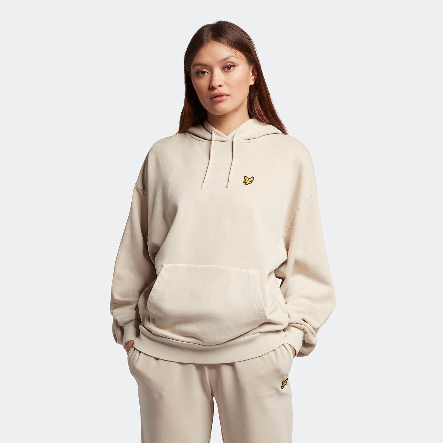 Women's Garment Dye Hoodie - Natural - 8